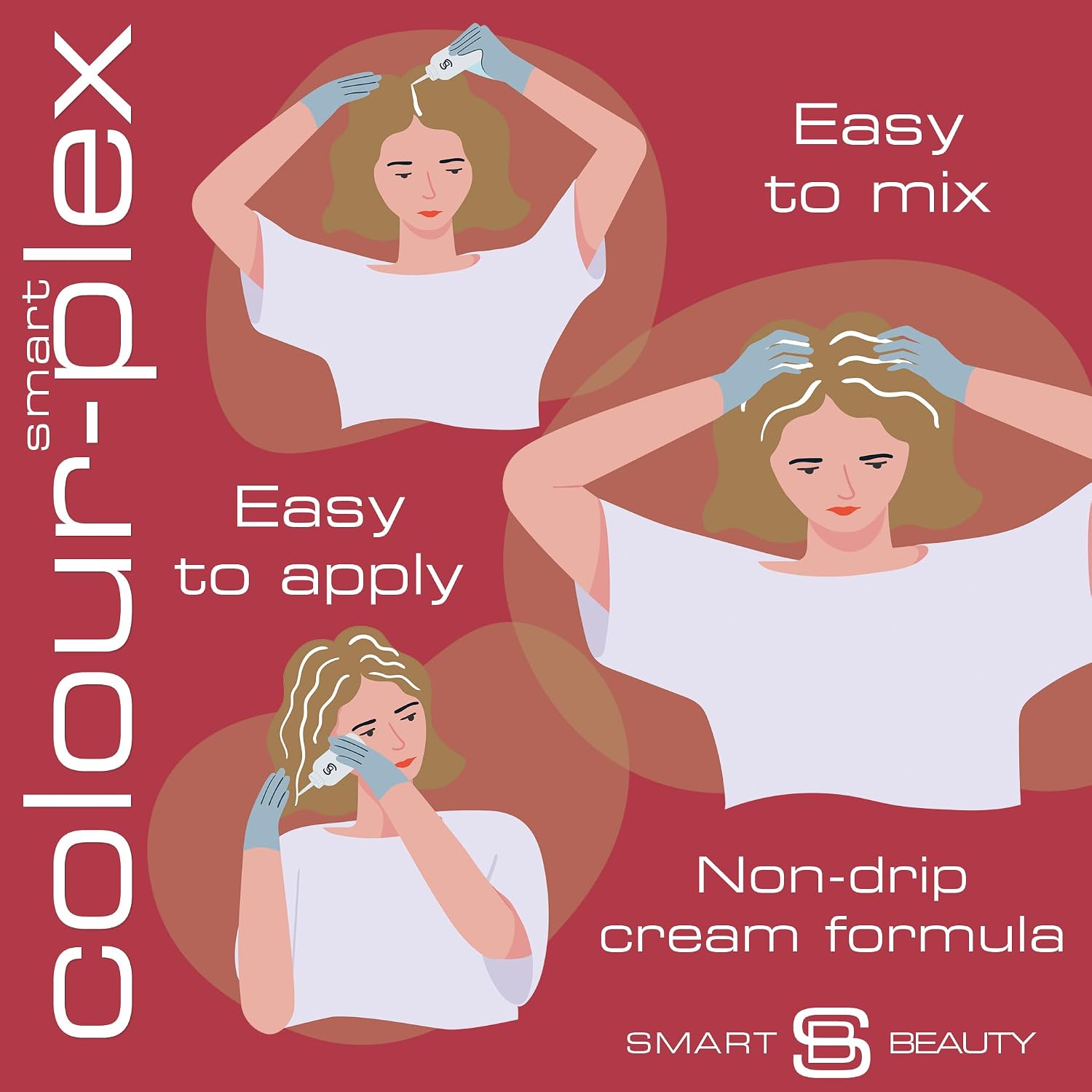 Smart Beauty Blonde Bleach-It, The Ultimate Lightener for Dark Hair, Perfect for Highlighting and Vibrant Pastel Colour, Hair Bleach Kit, Vegan & Cruelty Free