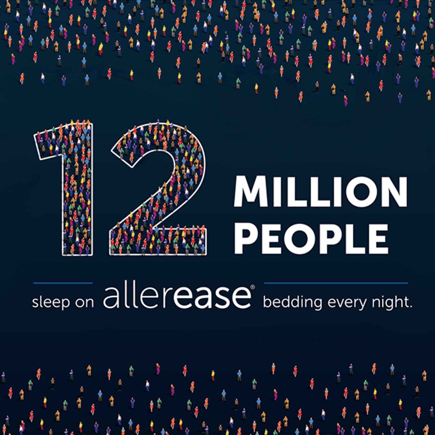 AllerEase Ultimate Allergy Protection and Comfort Zippered Mattress Protector Queen, White