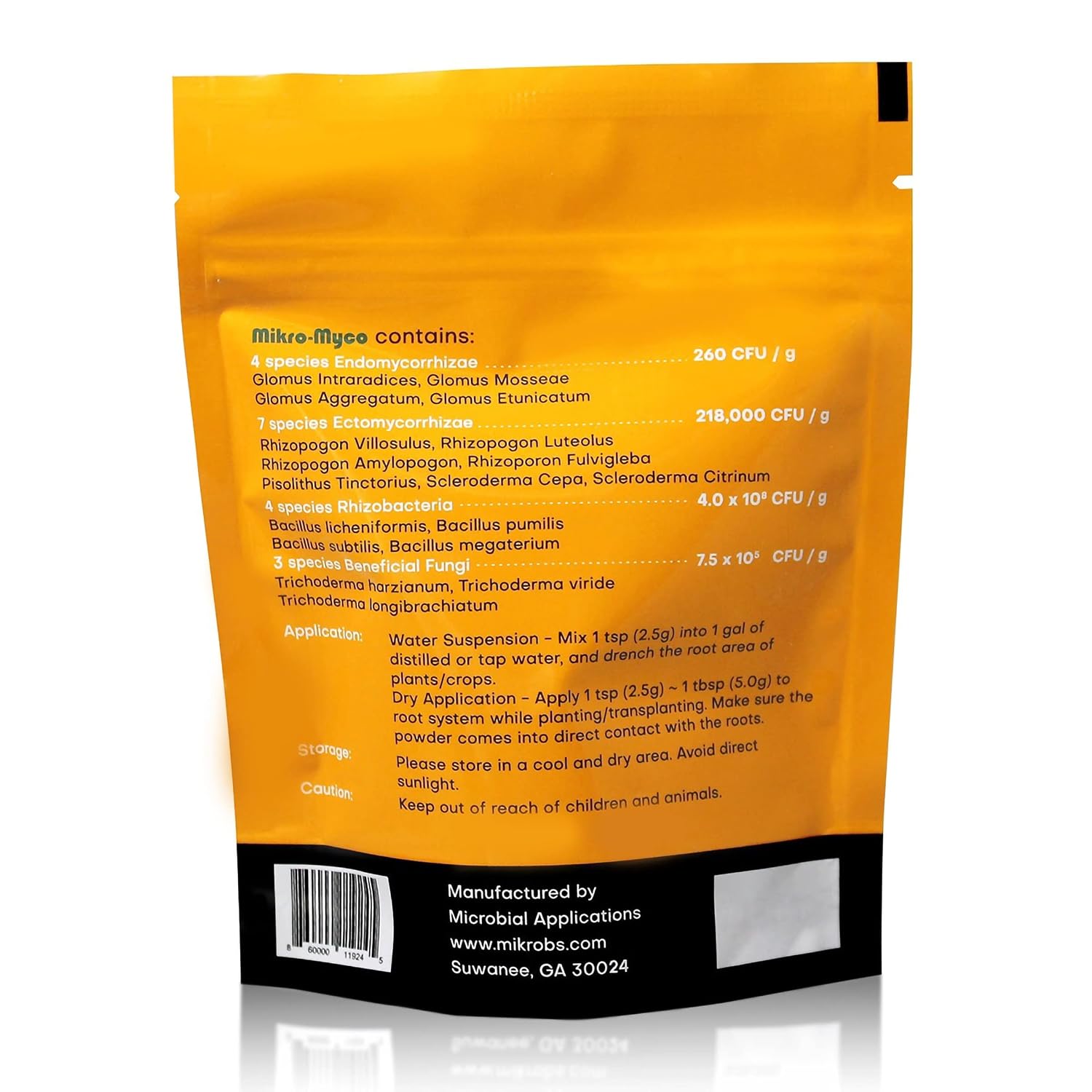 Mikro-Myco, Highly Concentrated Mycorrhizal Fungi –11 Endo/Ecto Mycorrhizae, Water Soluble Powder for Exponential Root Growth (4 oz)