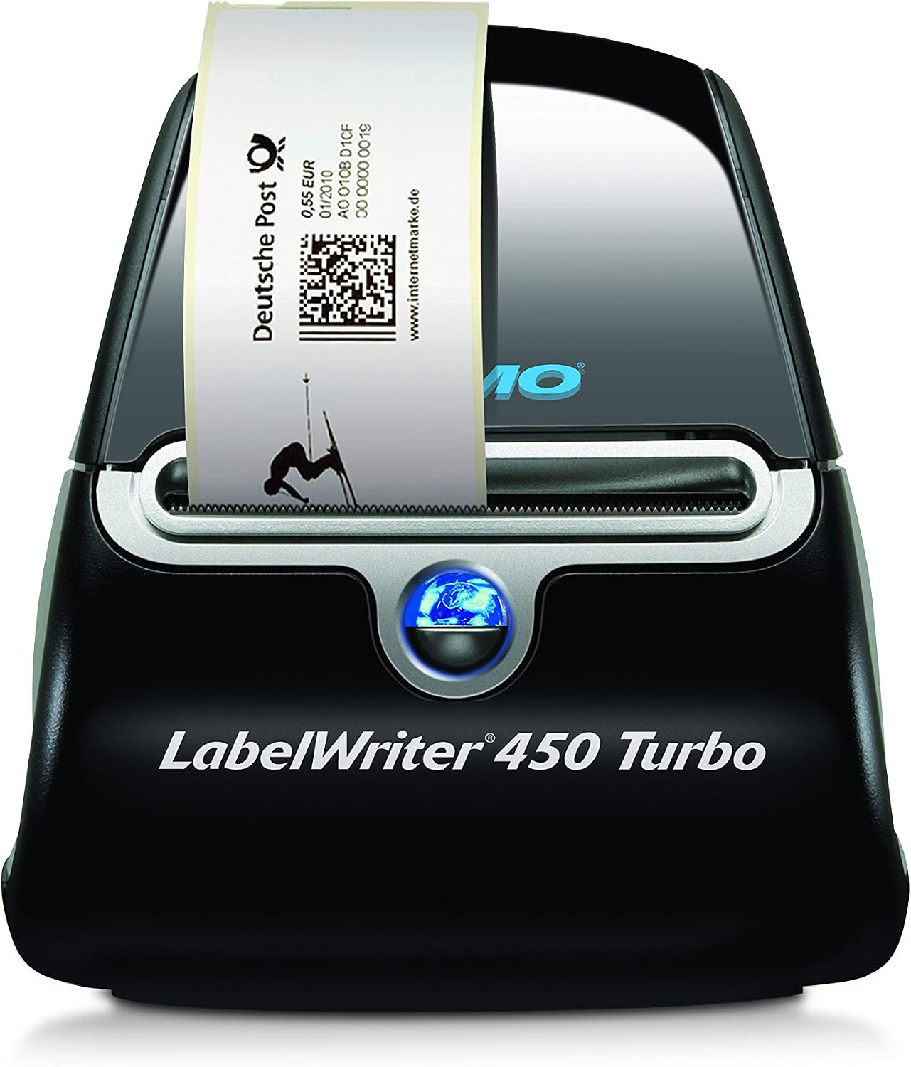DYMO LabelWriter 450 Turbo Direct Thermal 600 x 300DPI Black,Silver Label Printer