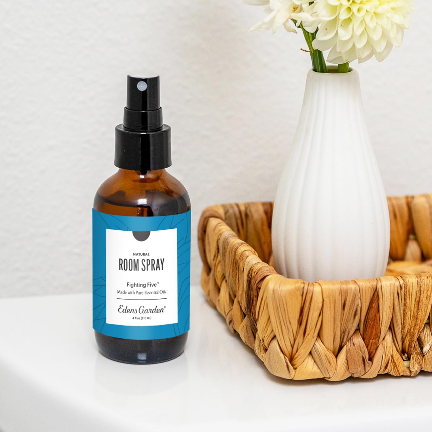 Edens Garden Fighting Five Natural Room & Linen Spray 4 fl oz (118 ml)