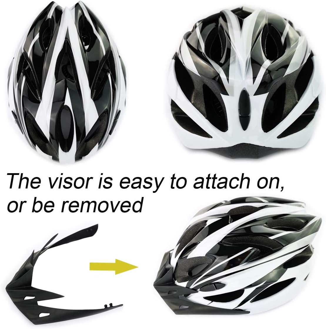 UPANBIKE Adult Bike Helmet One-Piece Adjustable Head Safety Protection | for Mountain & Road Bikes,Mens Bike Helmet,Riding Helmet,Womens Bike Helmet