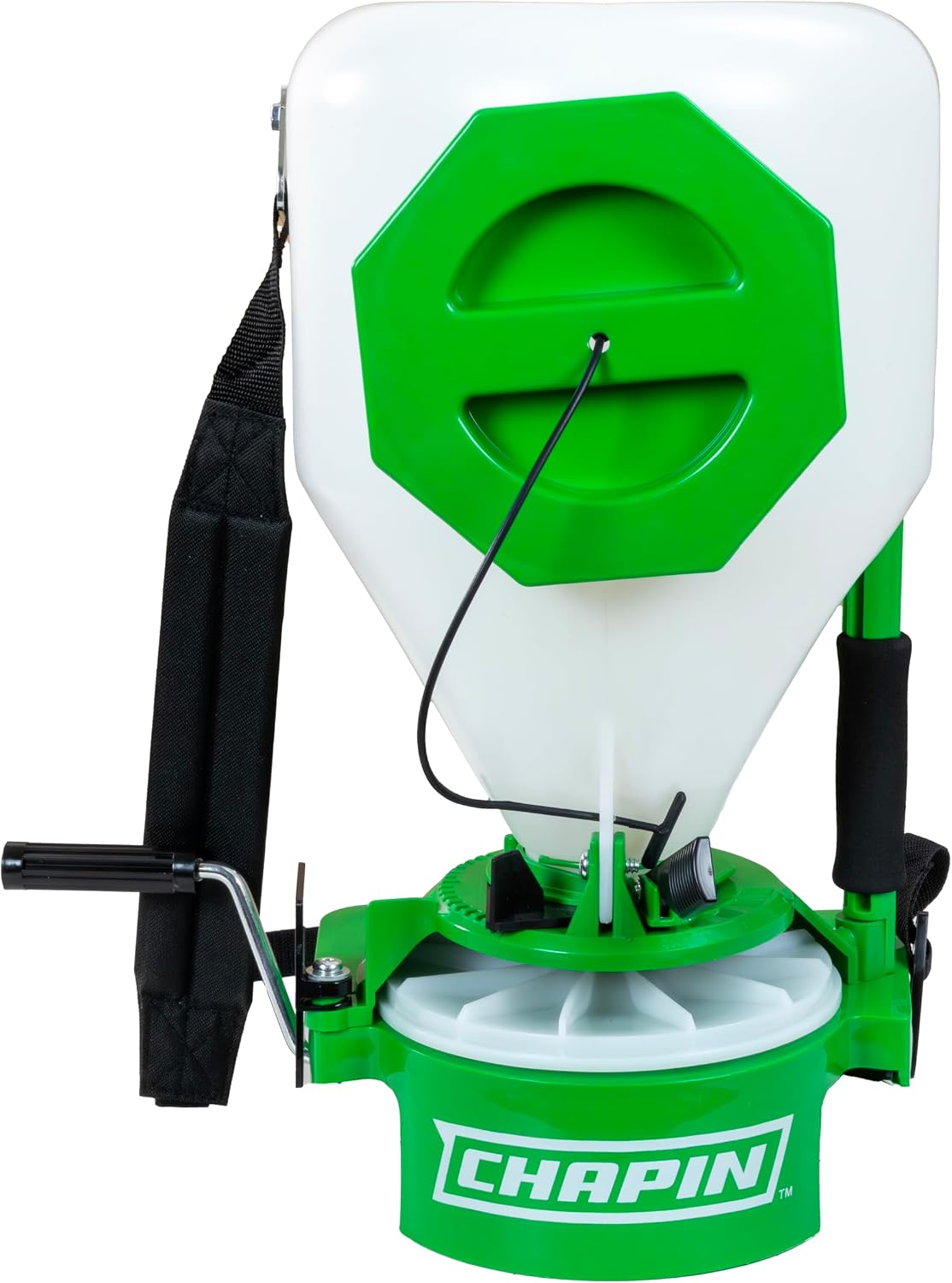Chapin 8700A 35-Pound Capacity Chest Mounted Spreader with Easy Fill Hopper for Grass Seed and Fertilizers, 35-Pound (1 Spreader/Package)