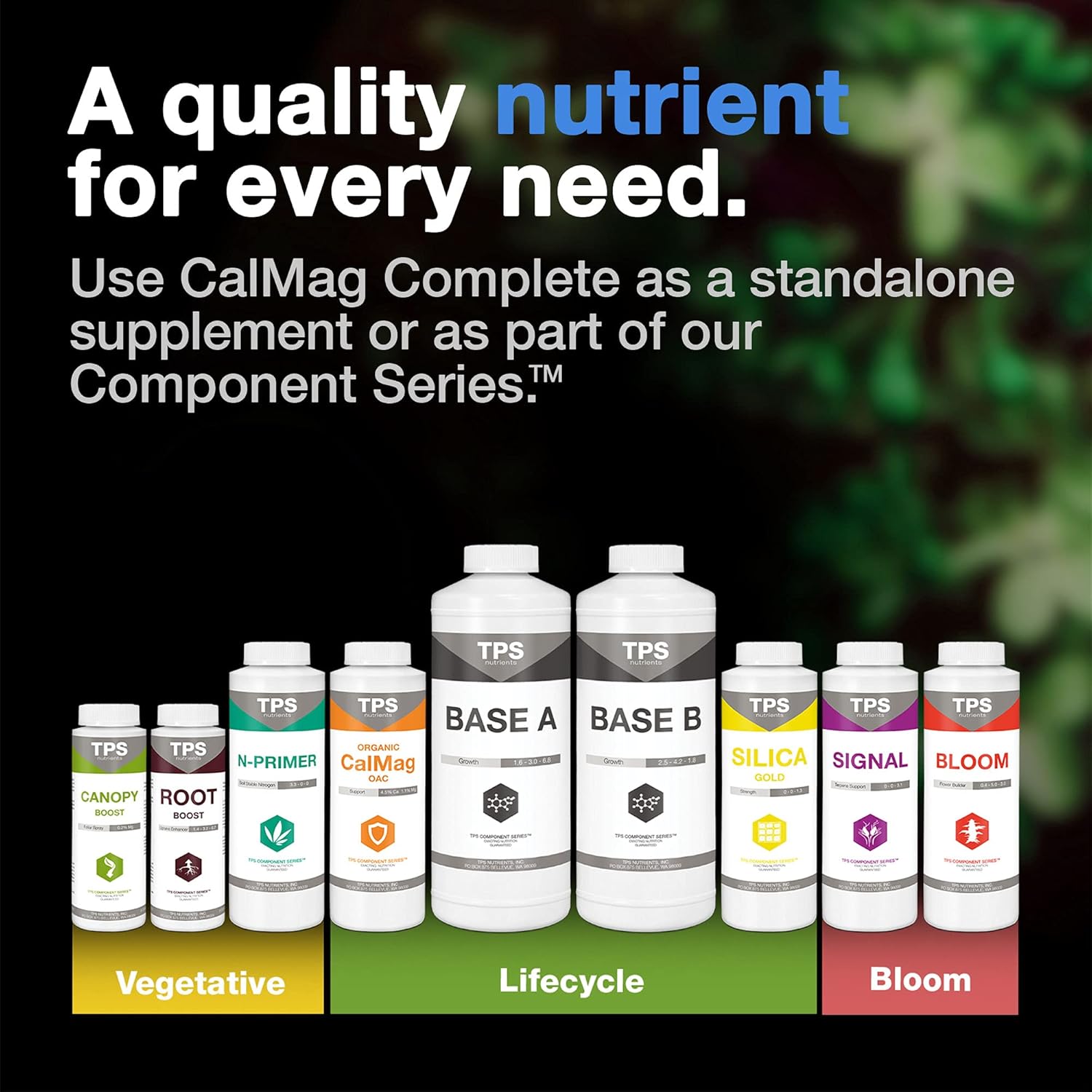 Cal-Mag Complete – Calcium Magnesium Supplement for Plants, 32 oz | Micronutrient Blend Helps Correct Deficiencies, Soil & Hydroponics, For Tomatoes & Peppers, Helps Combat Blossom End Rot