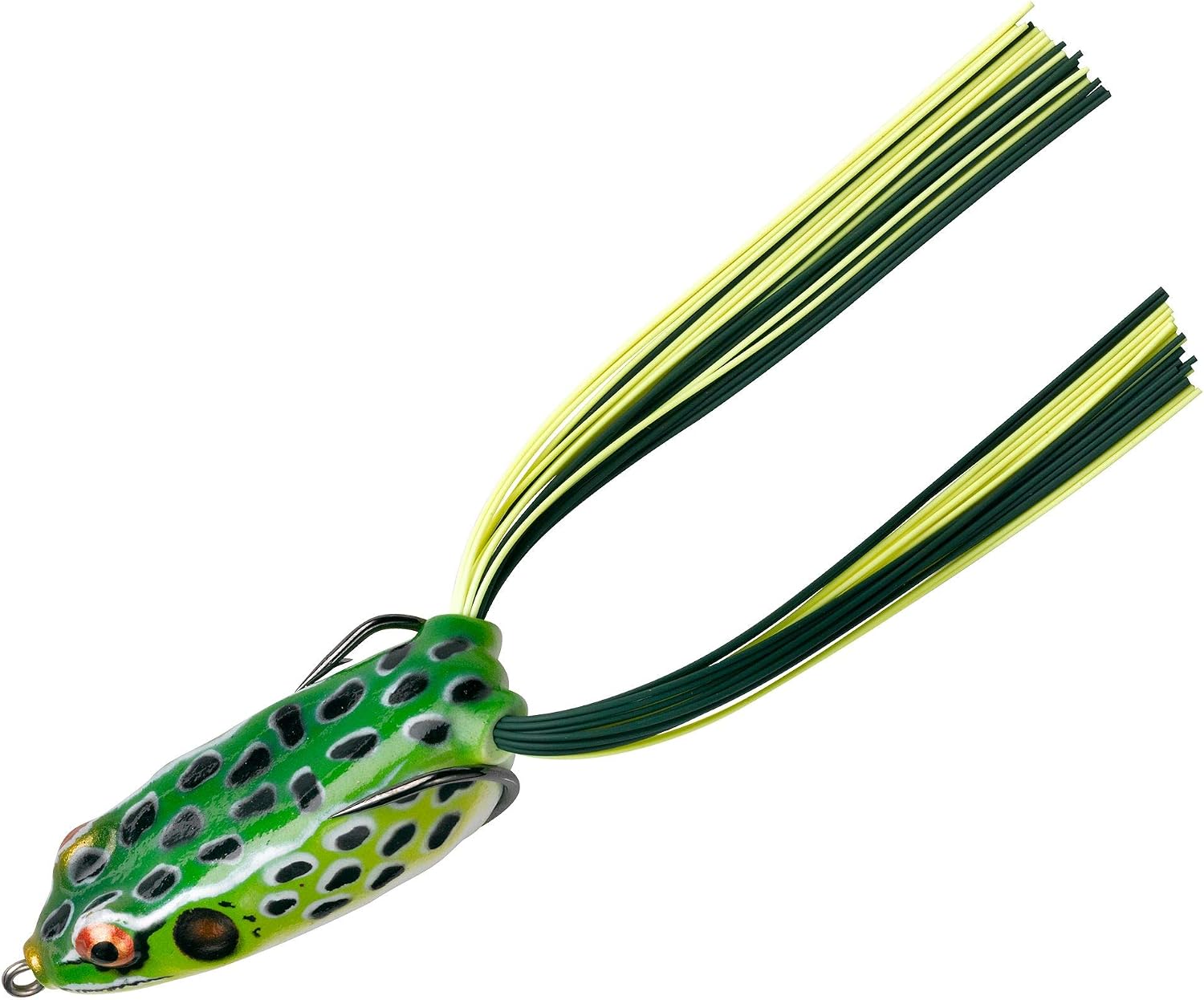 Booyah Pad Crasher Topwater Bass Fishing Hollow Body Frog Lure with Weedless Hooks
