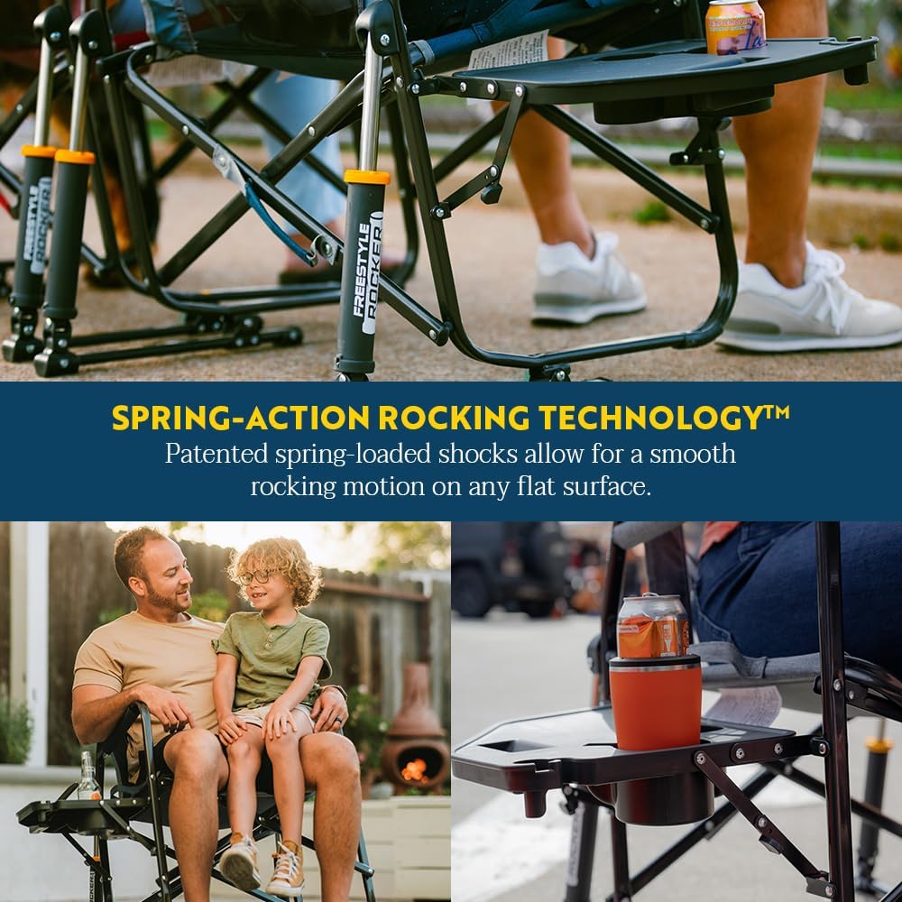 GCI Outdoor Freestyle Rocker Camping Chair - Cinnamon