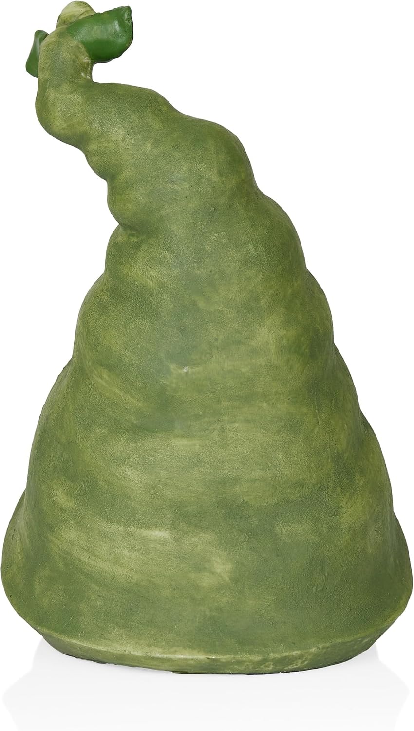 Alpine Corporation 12" Tall Traditional Outdoor Garden Gnome Yard Statue Decoration