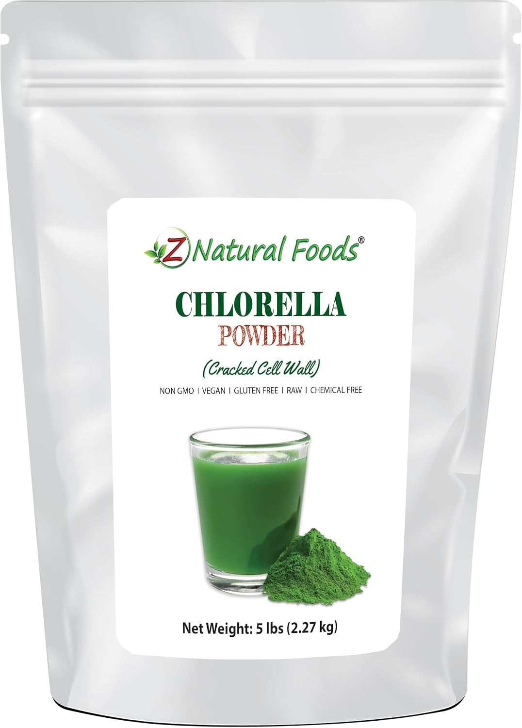 Z Natural Foods Organic Spirulina Powder - 16 oz (Pack of 1) | Organic, Blue-Green Algae Superfood, Spirulina, Raw, Contains Amino Acids, Mixes in Smoothies, Yogurt & Recipes