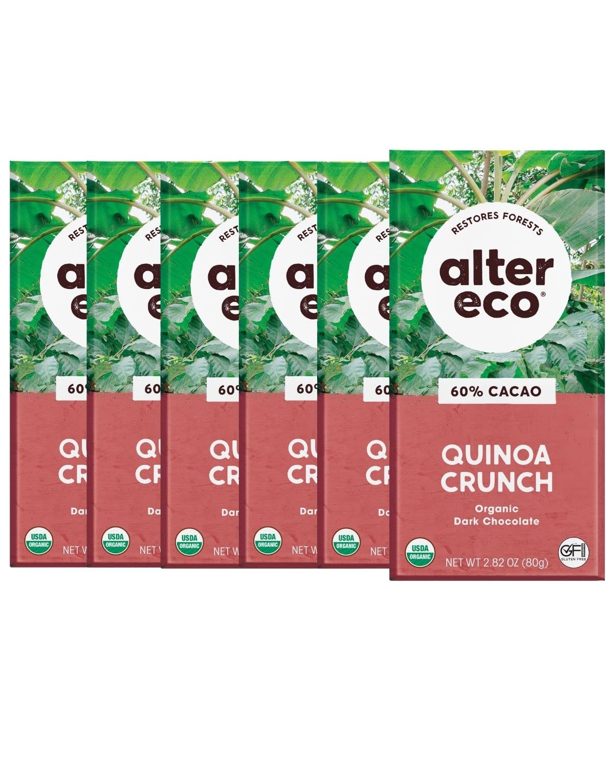 Alter Eco | Dark Chocolate Bars | Pure Dark Cocoa, Fair Trade, Organic, Non-GMO, Gluten Free (12-Pack Dark Sea Salt)