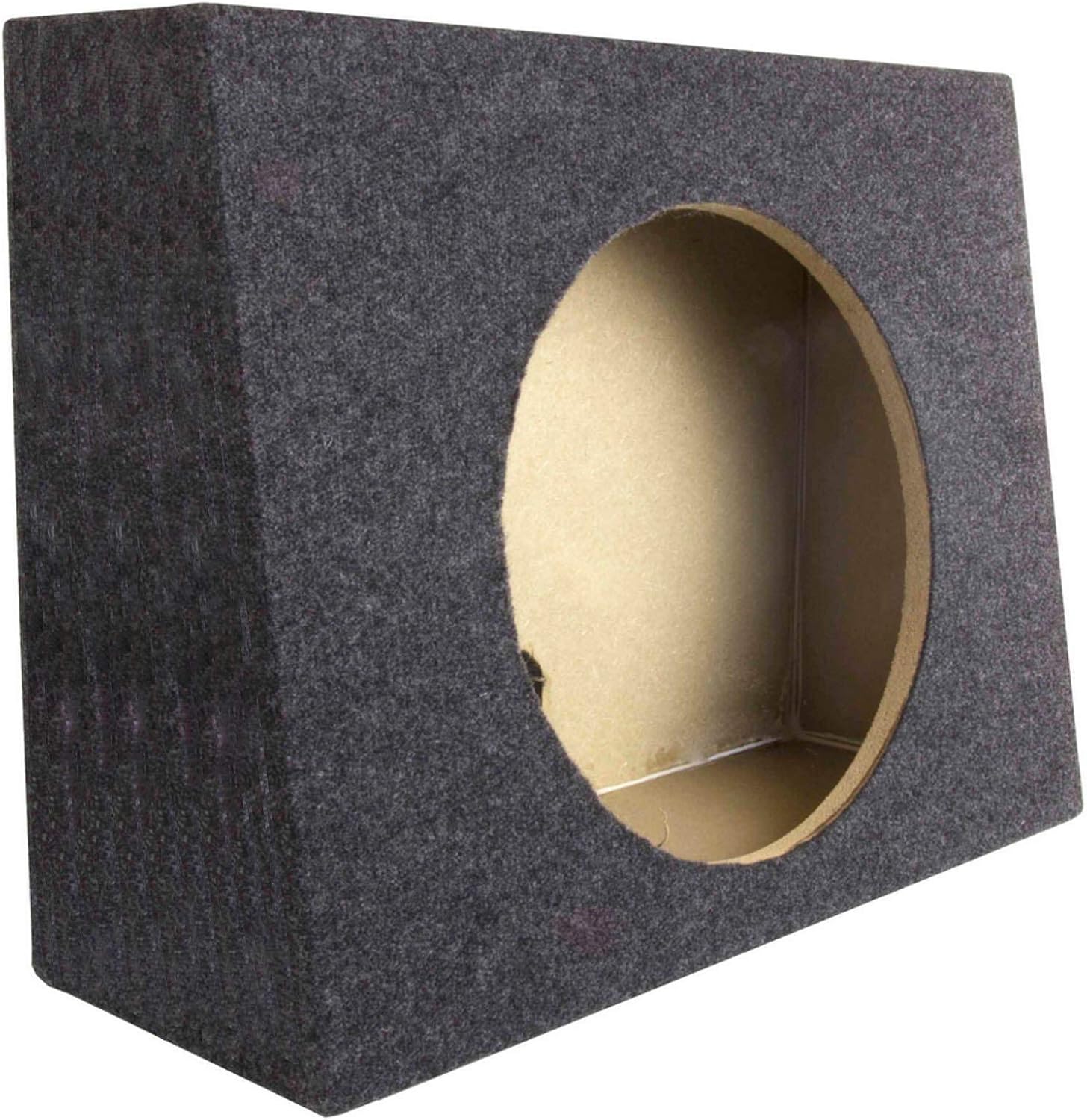 QPower QTW12 Single 12" Sealed Car Audio Subwoofer Sub Box Enclosures, Pair