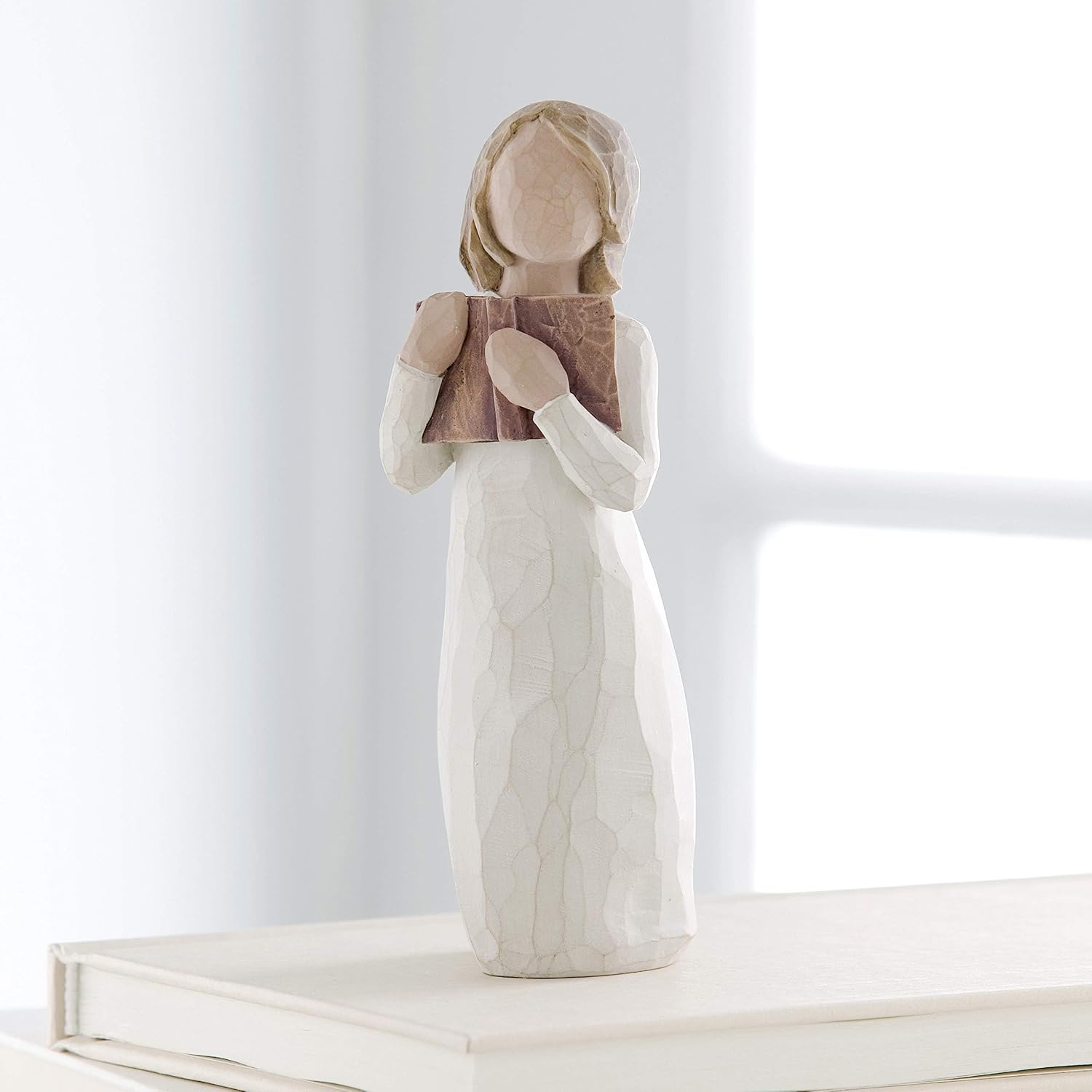Willow Tree Lavender Grace, Sculpted Hand-Painted Figure | Cast from a Susan Lordi Original Carving, Thoughtful Keepsake Gift for Loved Ones, Celebrations and Moments of Comfort