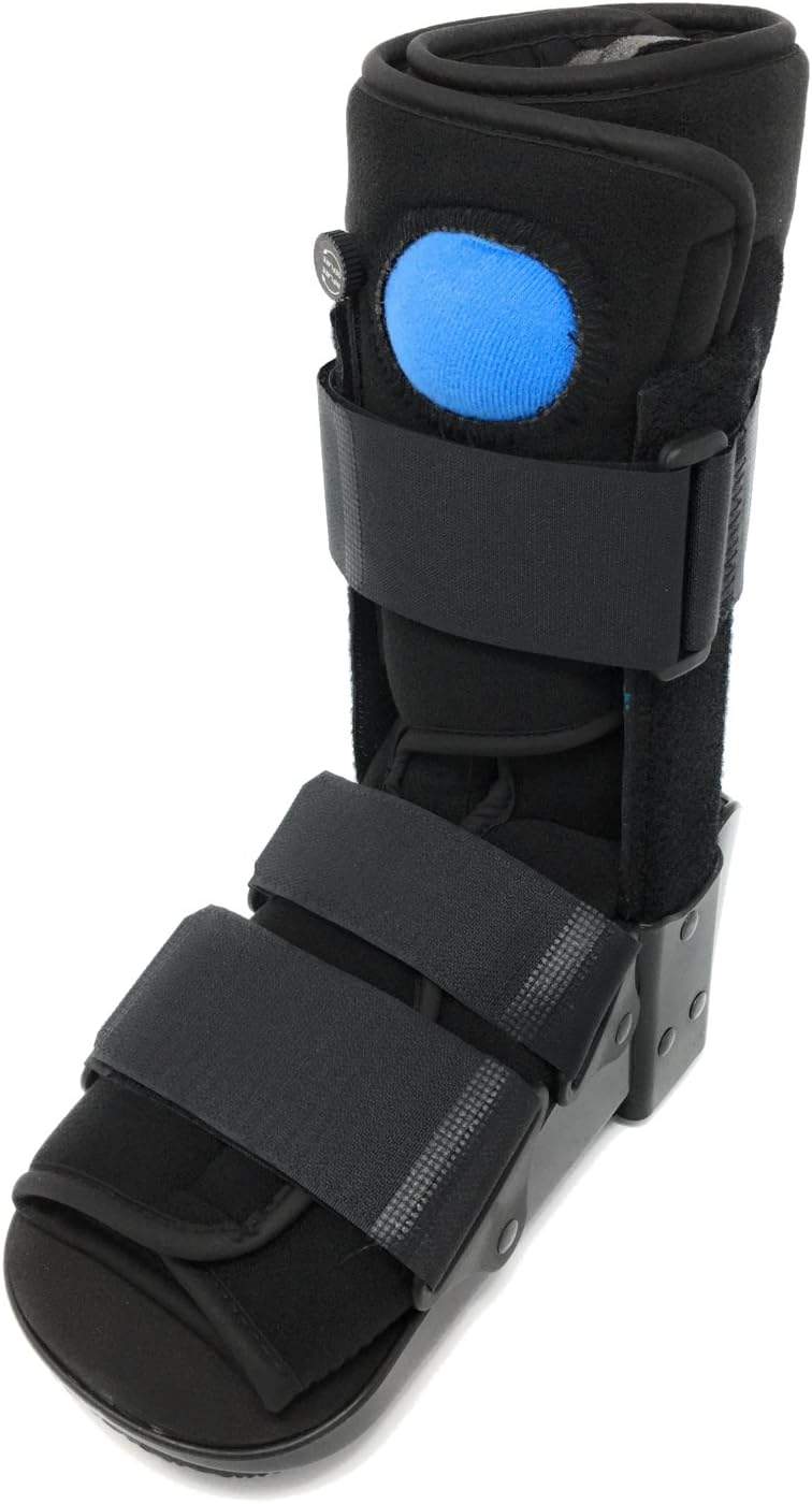 OTC Walker Boot Delux Short Low Top Leg Cast, Black, X-Small