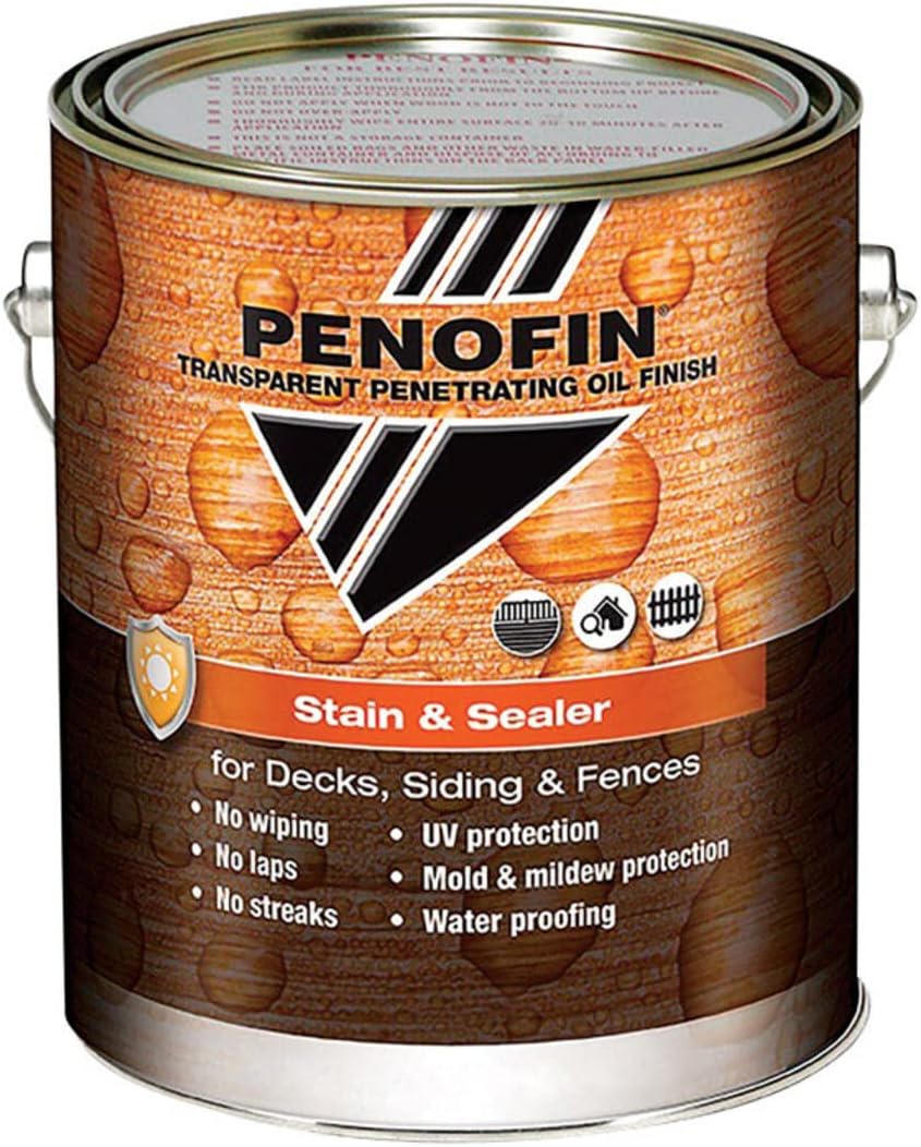 Penofin Semi-Transparent Matte Dark Walnut Oil-Based Stain and Sealer 1 gal.