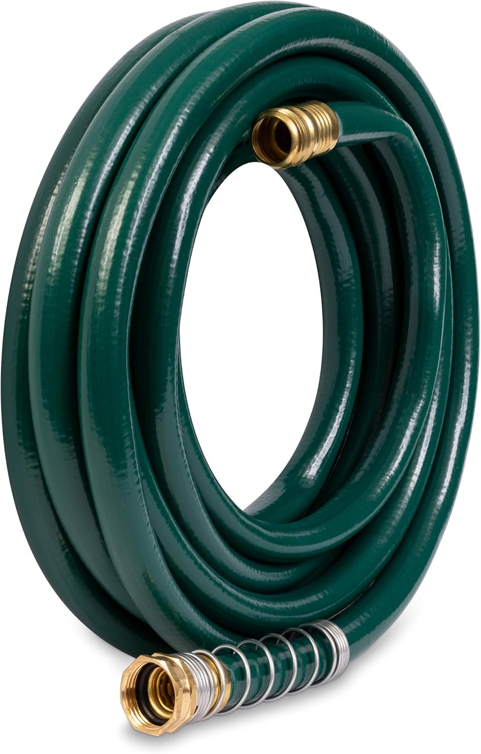 Gilmour 864751-1001 75ft Heavy Duty Flexogen Garden Hose, 5/8" Diameter | Heavy Duty Build, 500 PSI, Kink-Resistant Layers, Brass Fittings, All-Weather Durability, Made in USA
