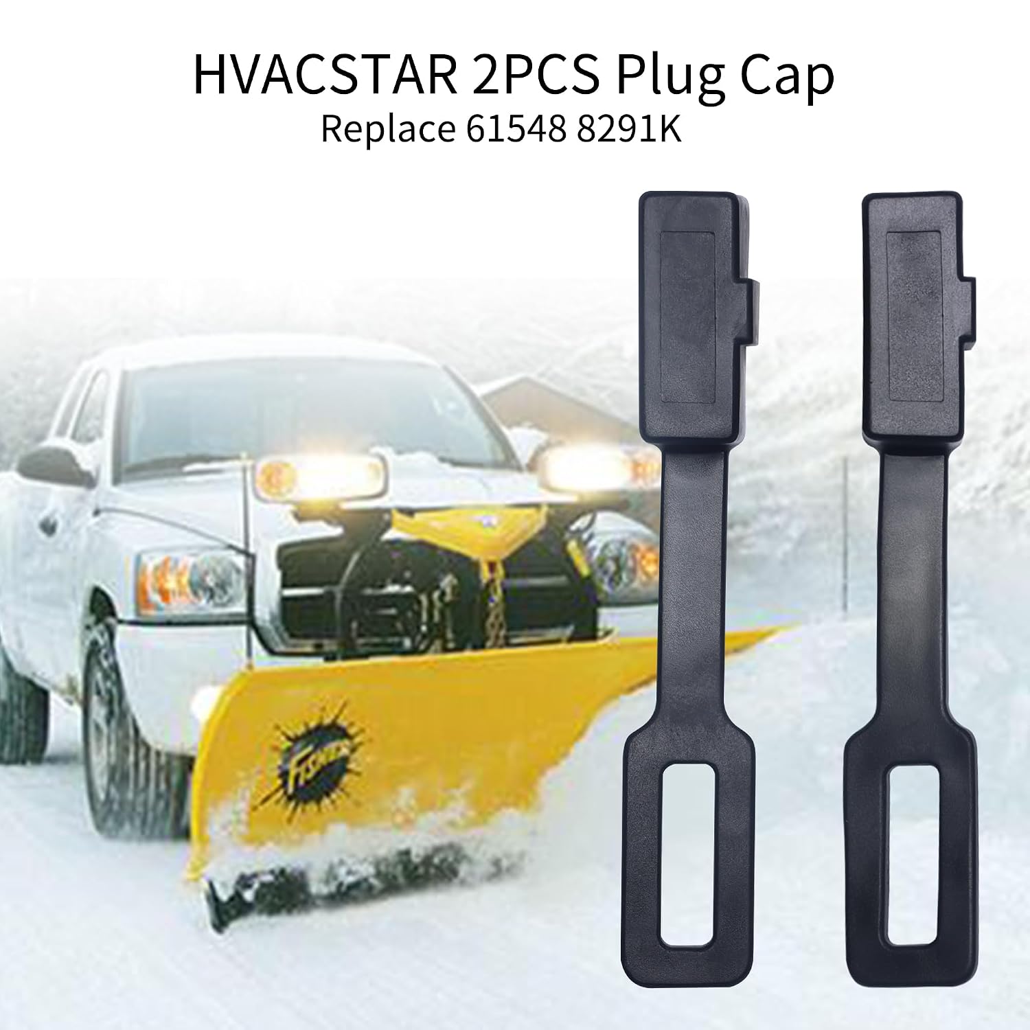 2 Pcs Plug Covers for Western Fisher Snow Plow Wire Harness 61548 8291K