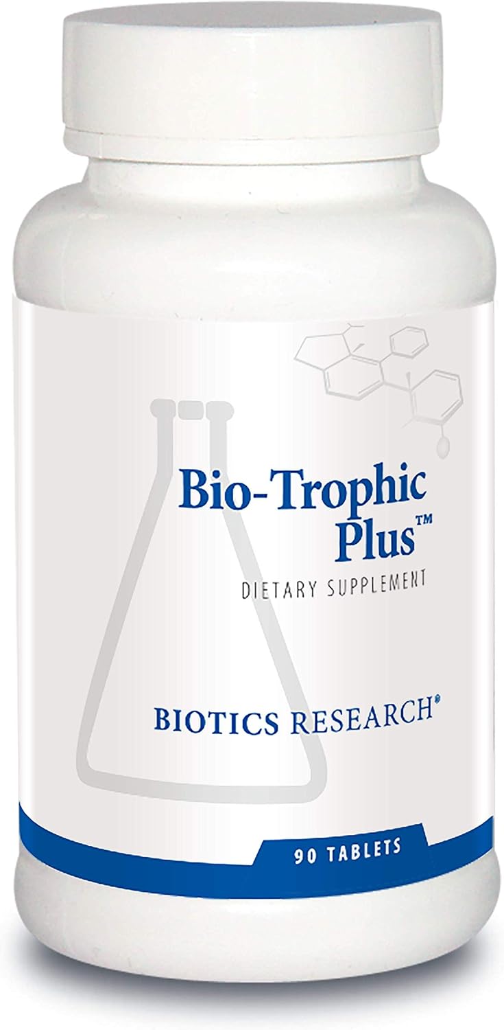 BIOTICS RESEARCH Bio Trophic Plus Food Form Comprehensive Multivitamin Mineral, Glandular Support, Organic Beet Concentrate, Citrus Bioflavonoids, SOD
