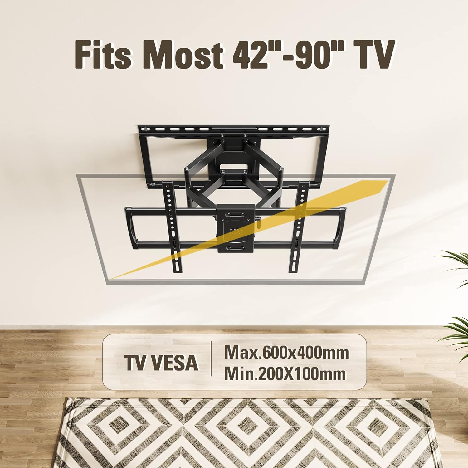 Mounting Dream Long Arm TV Wall Mount Full Motion TV Mount for 42-94" TVs