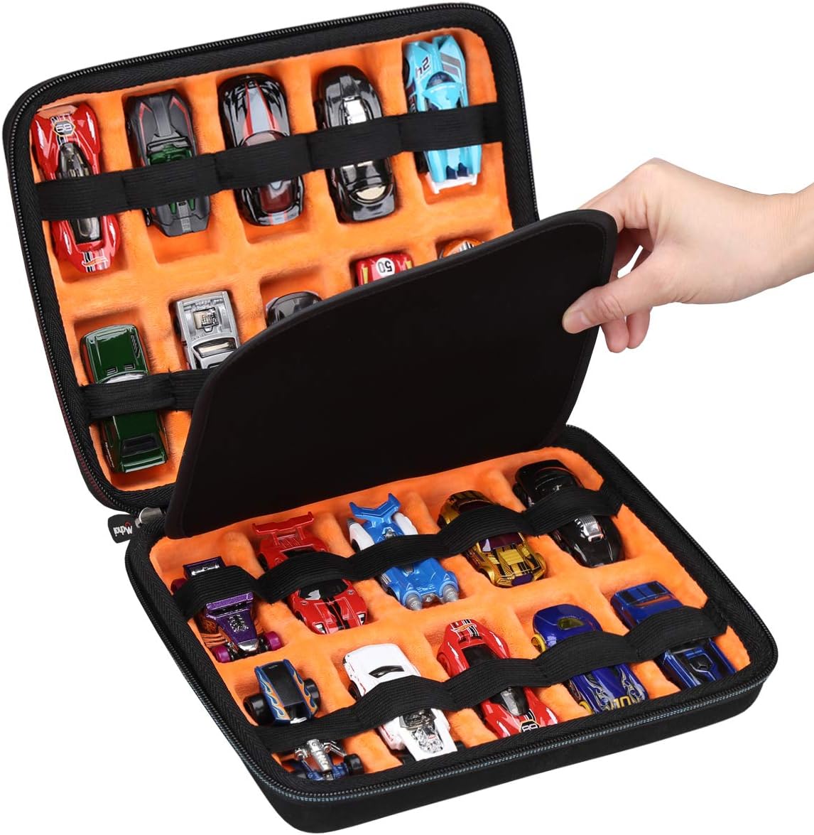 Mchoi Hot Wheels Case Storage for HOT WHEELS20 Cars, Toy Car Organizer for Your Matchbox Cars Storage, Case Only