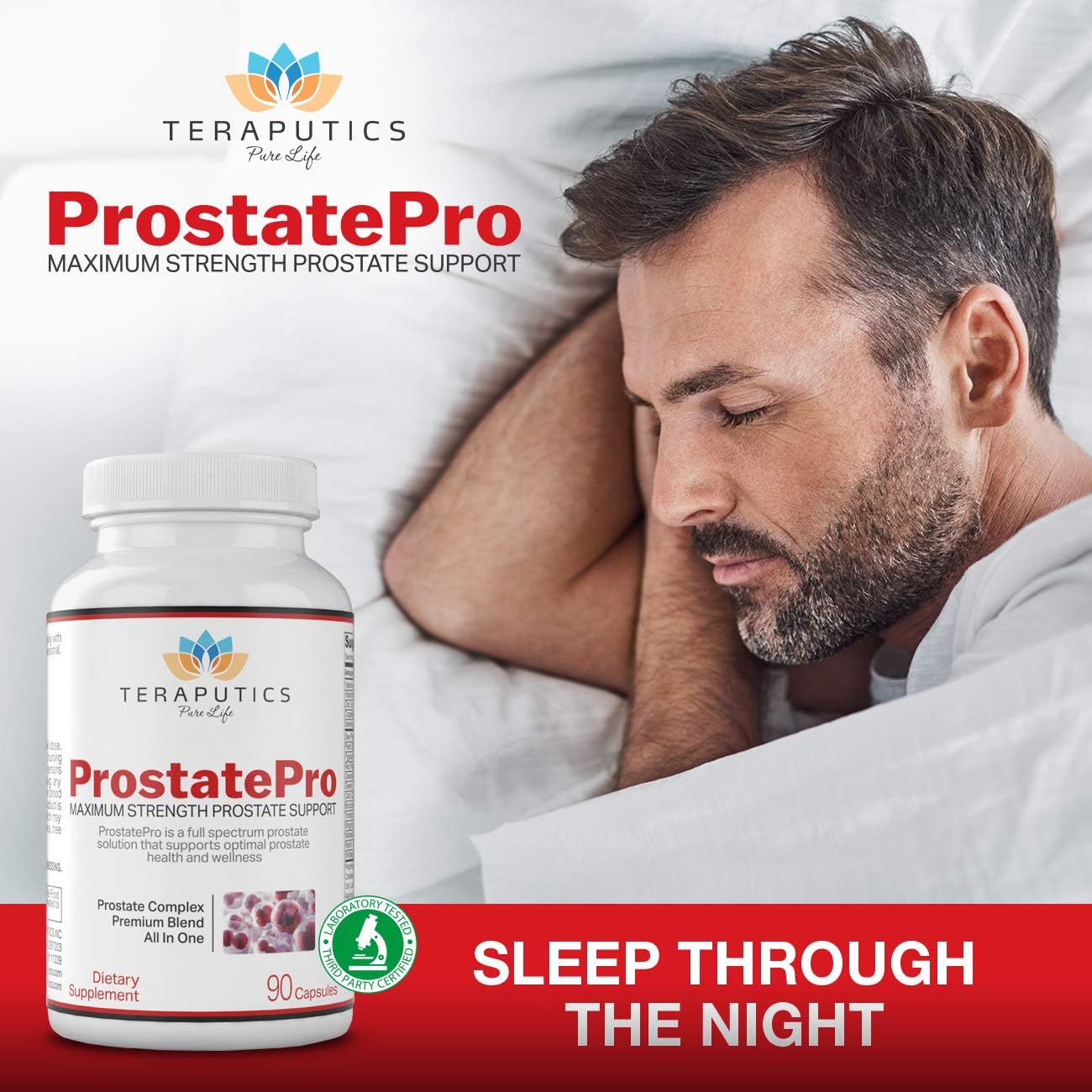 ProstatePro - 33 Herbs Saw Palmetto Prostate Health Supplements For Men | Reduce Urination | Hair Growth w/ DHT Blocker | Beta Sitosterol