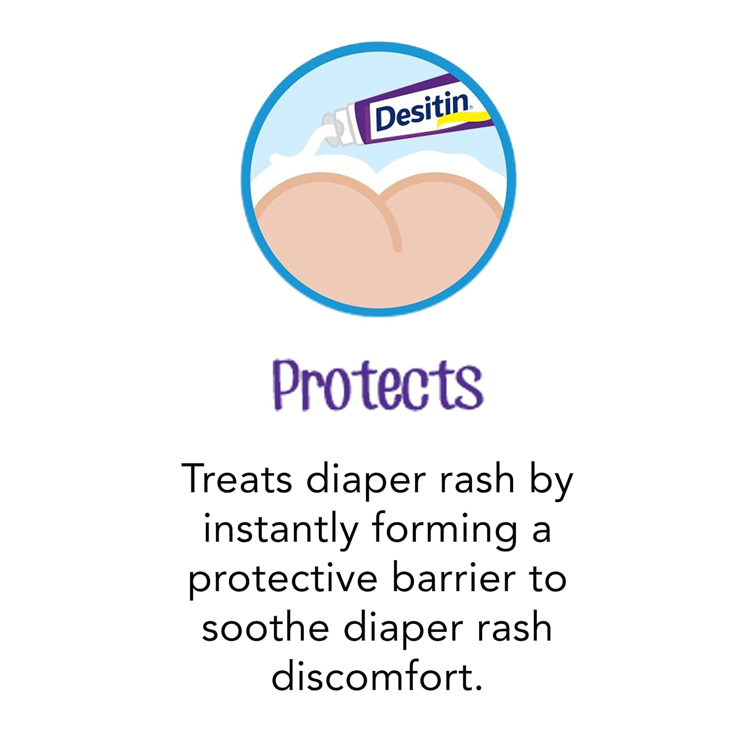 Desitin Maximum Strength Diaper Rash Paste, 40% Zinc Oxide, 4.8 oz | Helps Treat, Relieve & Prevent Diaper Rash, 40% Zinc Oxide, Immediate Relief, Protects up to 12 Hours, Hypoallergenic