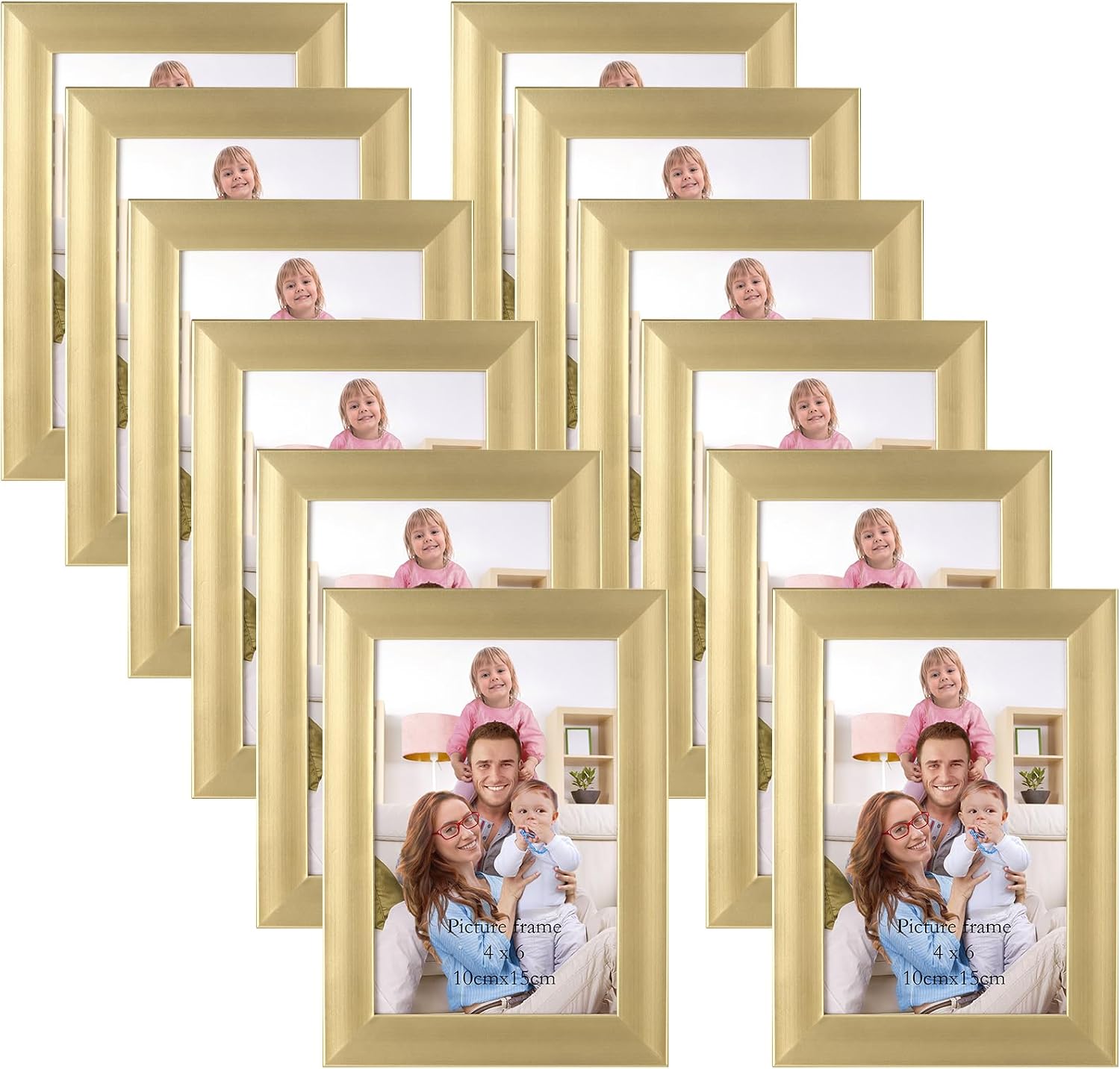 Giftgarden Black 8x10 Picture Frame Bulk, Multi 8 x 10 Photo Frames Set for Wall Hanging or Tabletop, 12 Pack