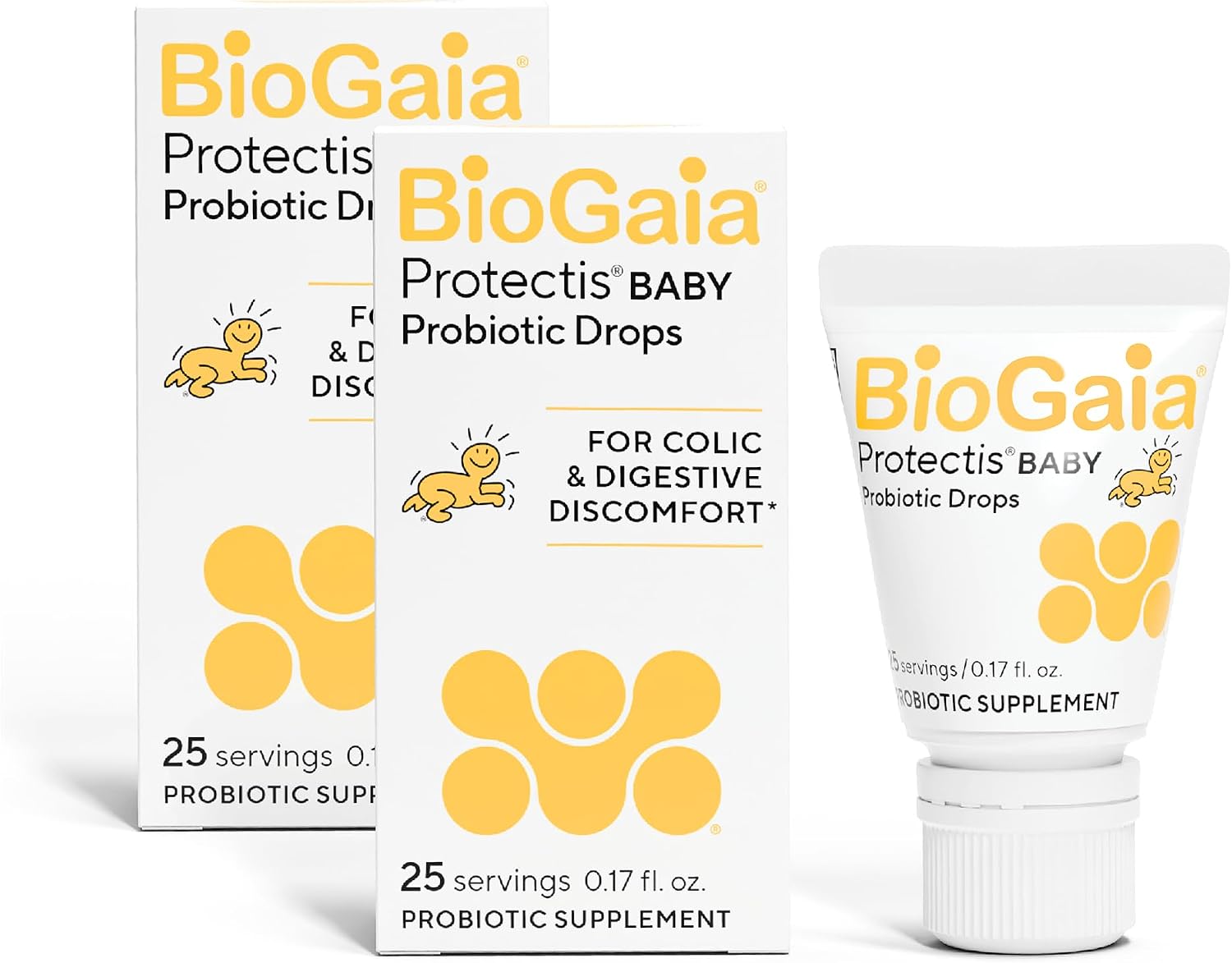 BioGaia Baby Probiotic Drops | Colic & Gas Relief | Safe for Newborns | Pediatrician-recommended | Ease Crying, Fussing, Colic, Gas