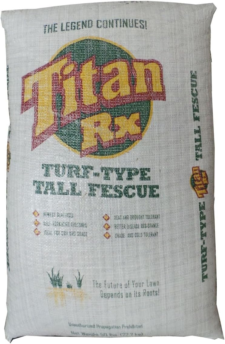 Titan Rx (Ultra) Tall Fescue Grass Seeds - 50 Lbs.