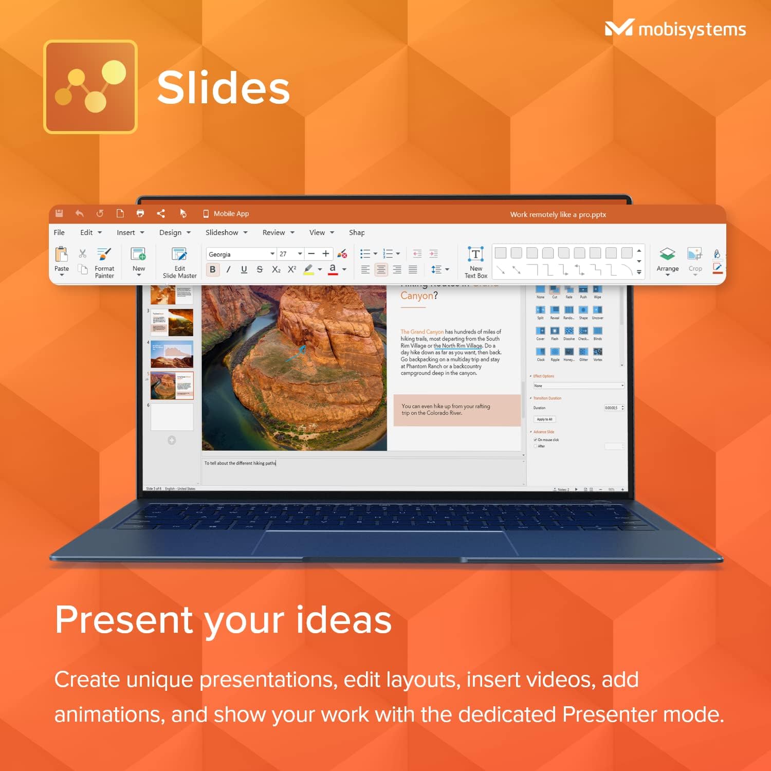 OfficeSuite Home & Business - Lifetime License - Documents, Sheets, Slides, PDF, Mail & Calendar for Windows | 1 PC | Physical Activation Card