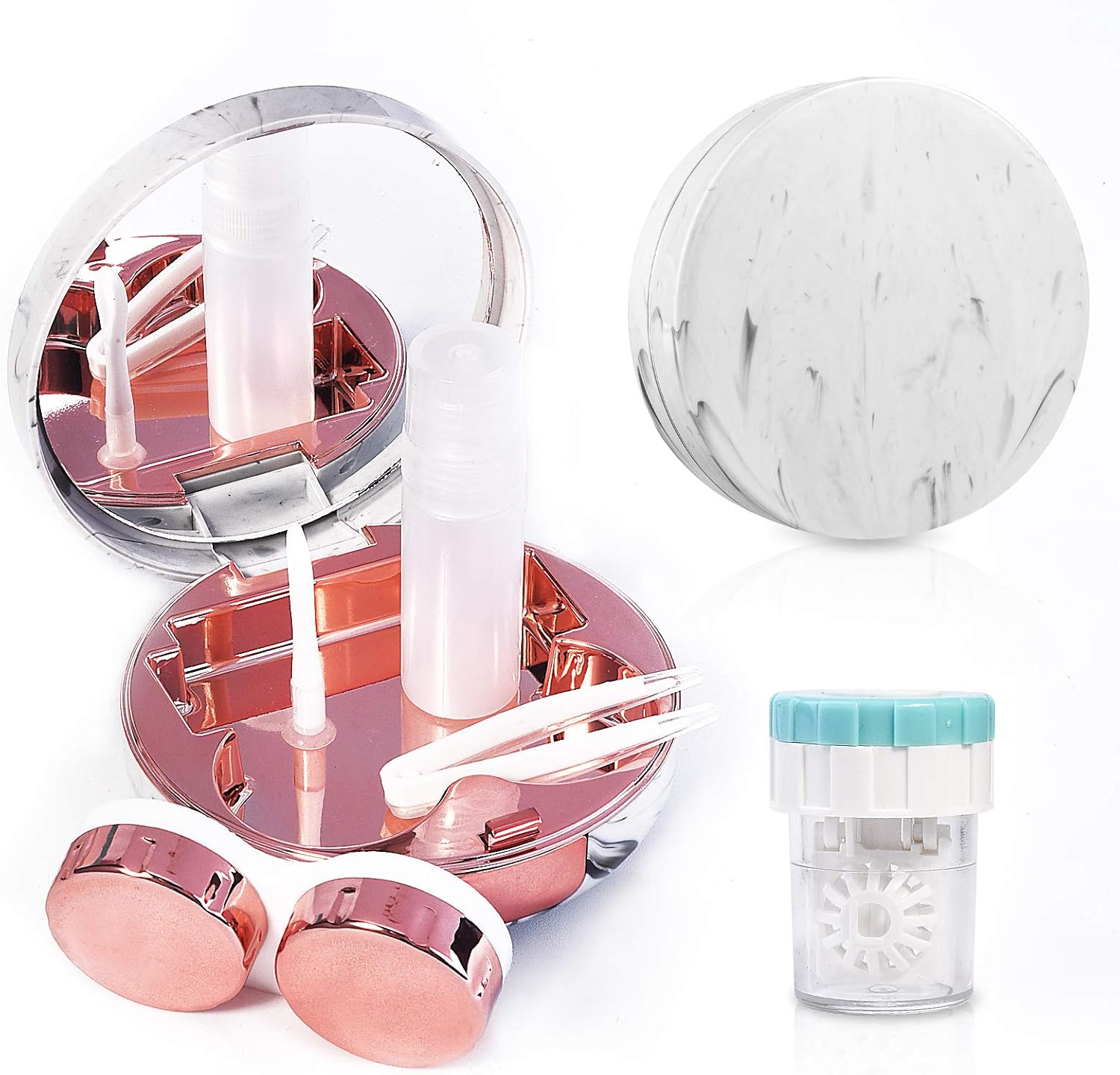 Lasiyanor Contact Lens Travel Kit with Cleaner Washer