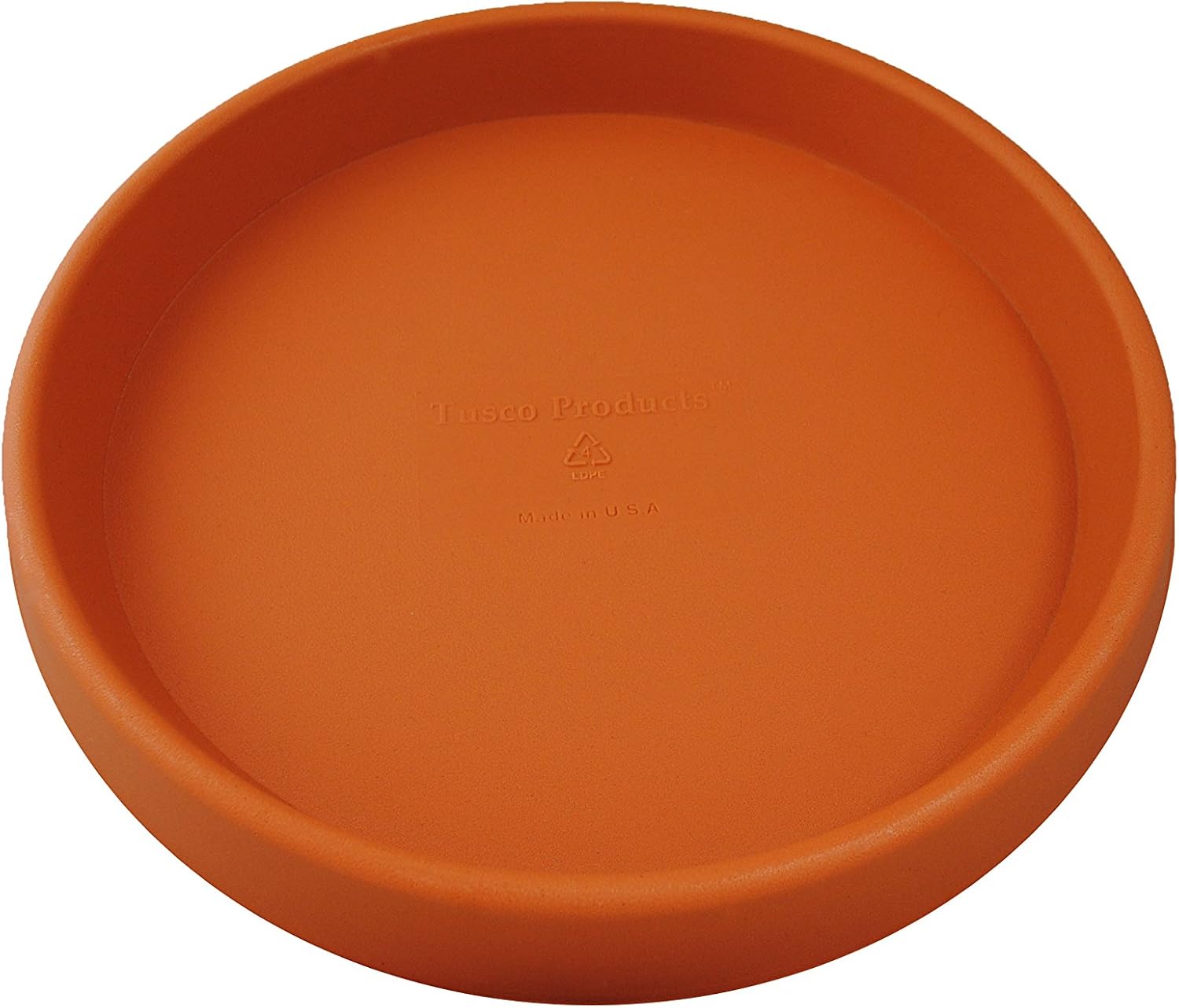 Tusco Products Round Saucer Planter Tray, 22-inch, Slate