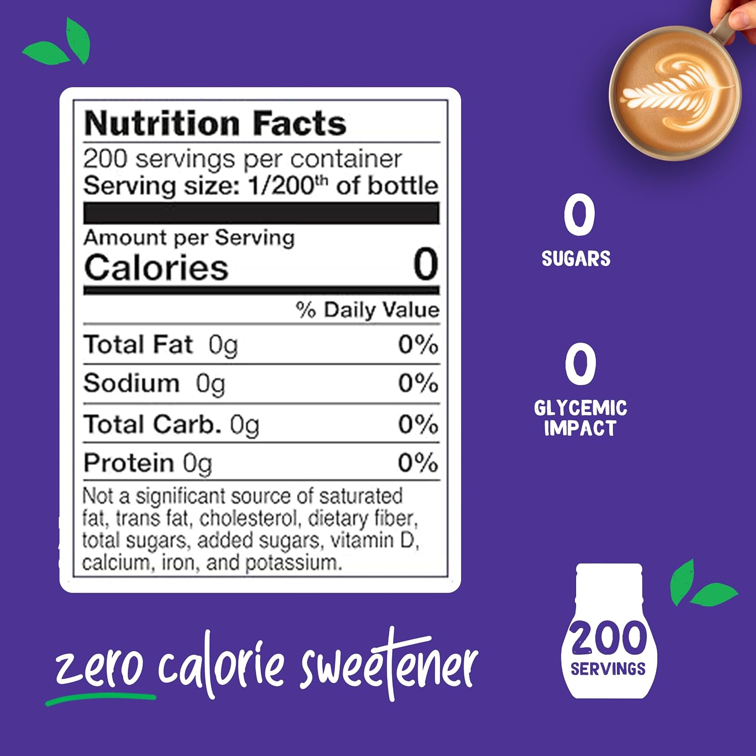 Pyure Liquid Stevia Extract | Zero Calorie Sugar-Free Sweetener, 1.8 Oz | Organic liquid stevia extract for coffee, tea, drinks, keto, diabetic, vegan, zero calorie, sugar-free, and low carb diets
