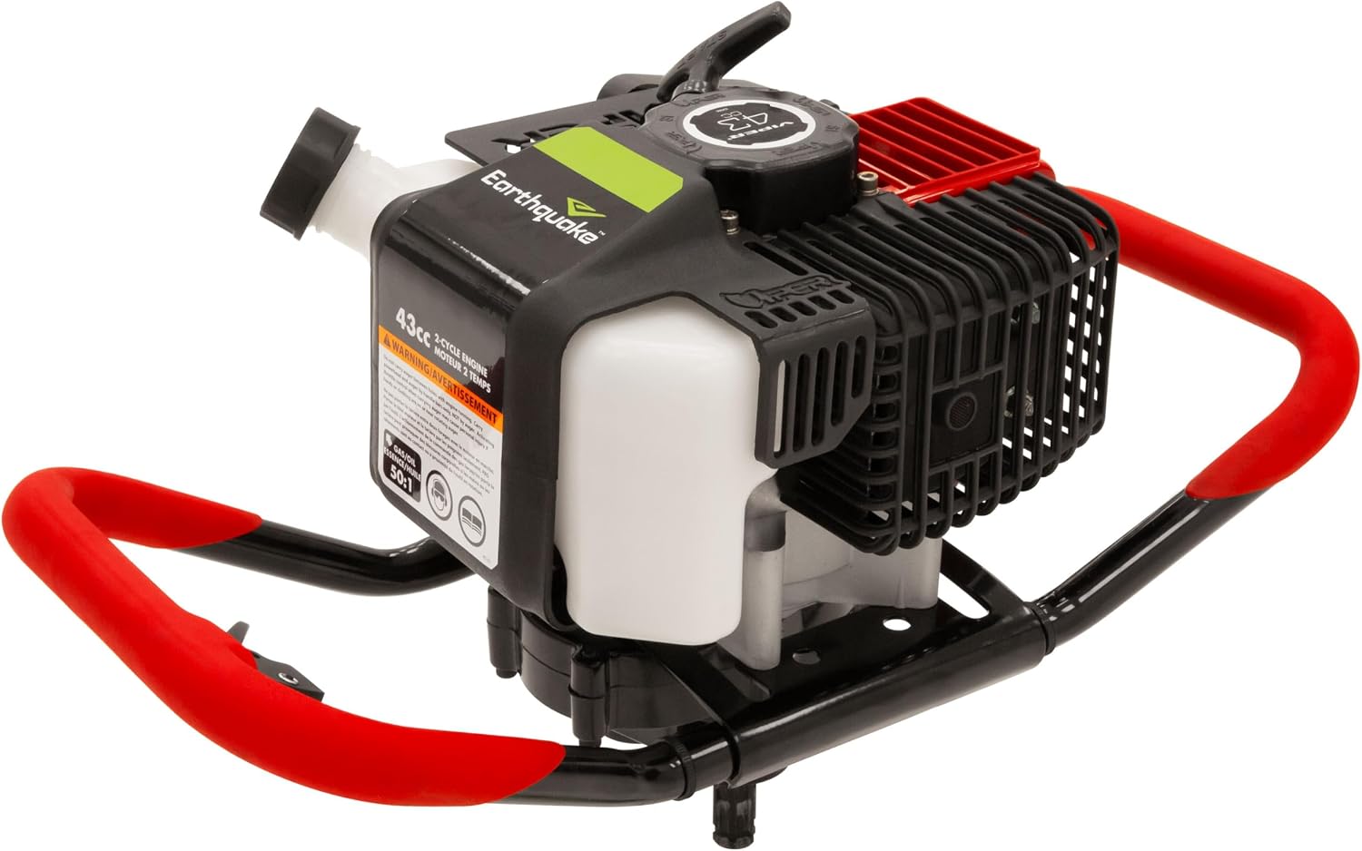 EARTHQUAKE E43 1-Person Earth Auger Powerhead with 43cc 2-Cycle Viper Engine