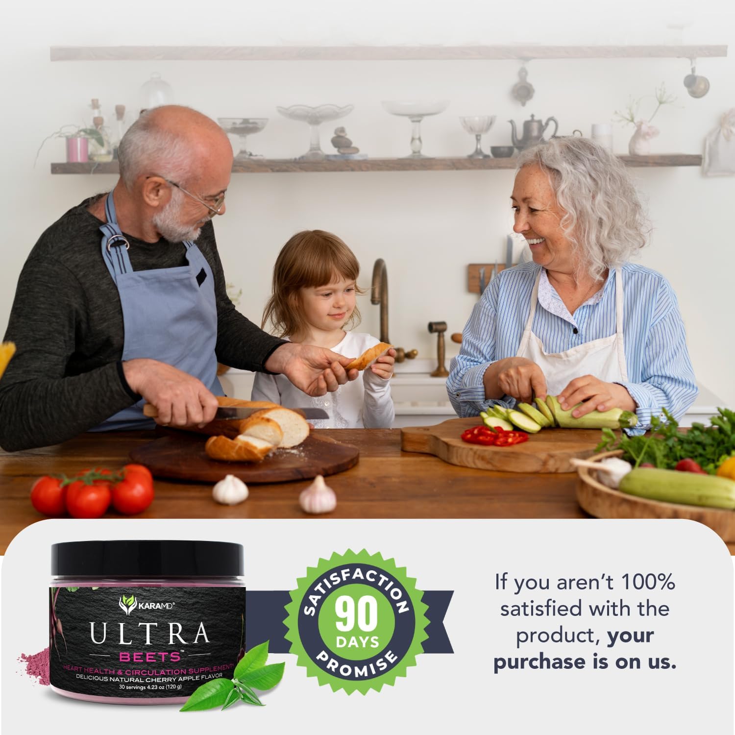 KaraMD UltraBeets, Pure Beetroot Powder Superfood Supplement
