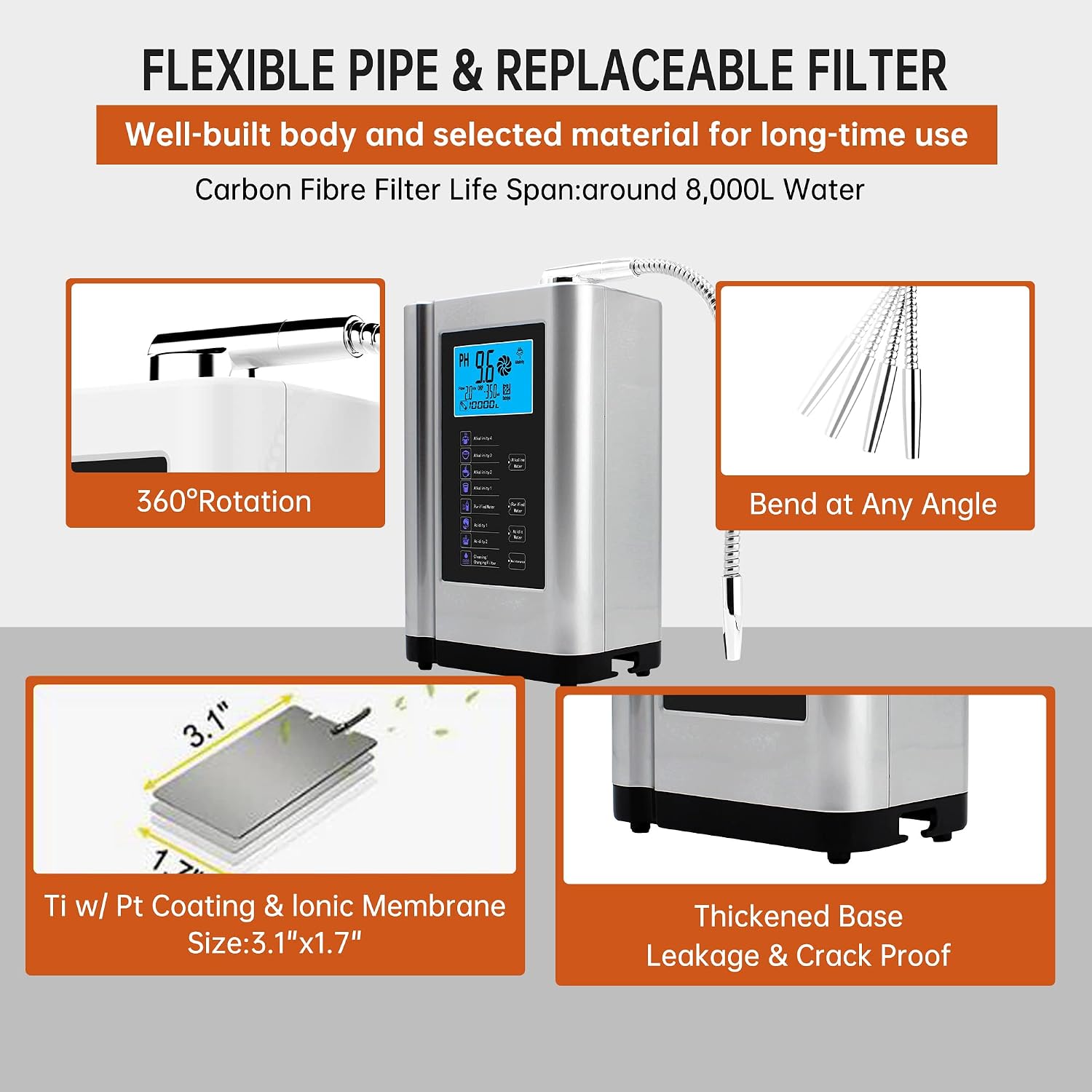 Alkaline Water Ionizer, Water Purifier Machine