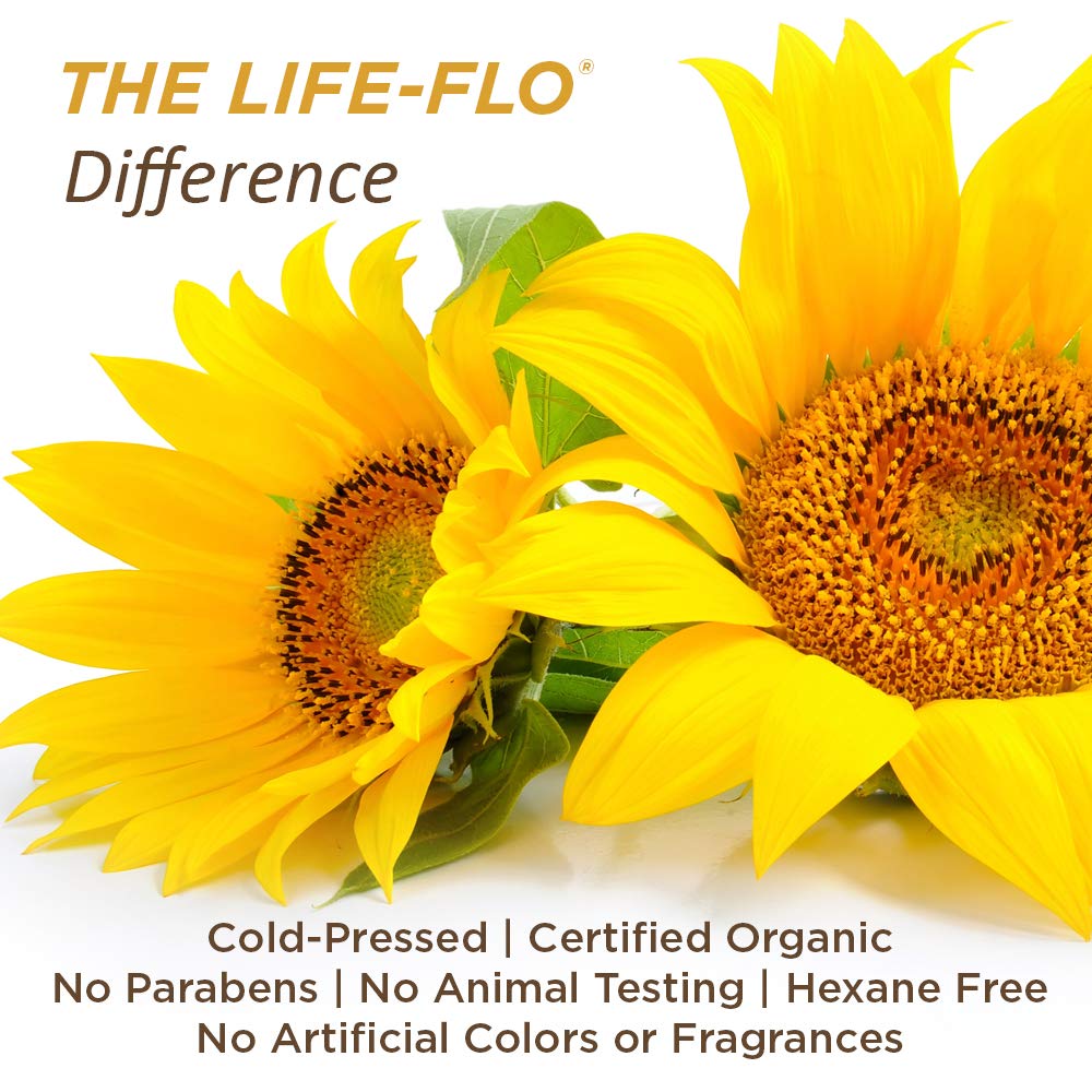 LIFE-FLO Pure Coconut Oil, Fractionated, Refined Liquid Coconut Oil, Skin Care, Hair Care, Massage, Aromatherapy, All Skin Types, Hypoallergenic, 60-Day Guarantee, Not Tested on Animals, 16oz