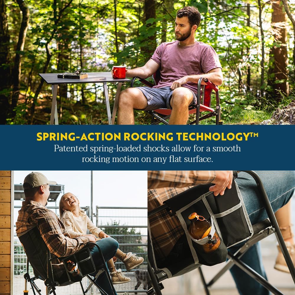 GCI Outdoor Freestyle Rocker Camping Chair - Cinnamon