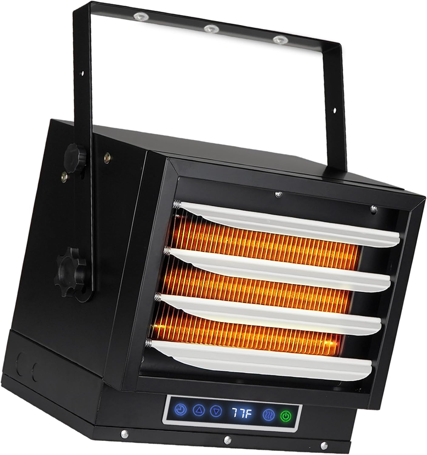 Vie Air 7500W Portable Hard-Wire Installation Garage Heater With Remote and Vertical and Horizontal Air Flow