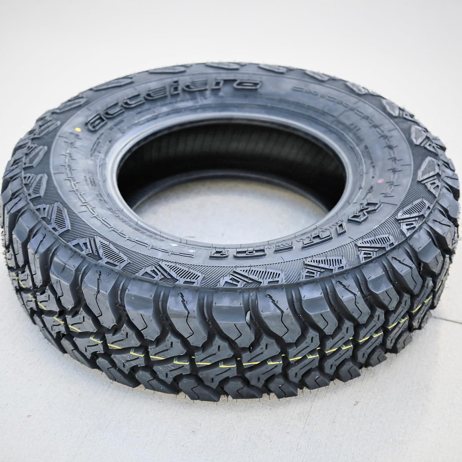 Accelera M/T-01 LT31X10.50R15 109Q Mud Terrain C (6 Ply) All Season Tire | Light Truck Mud Terrain All Season Traction 109Q Rated C (6 Ply) Radial Construction Black Sidewall Tire