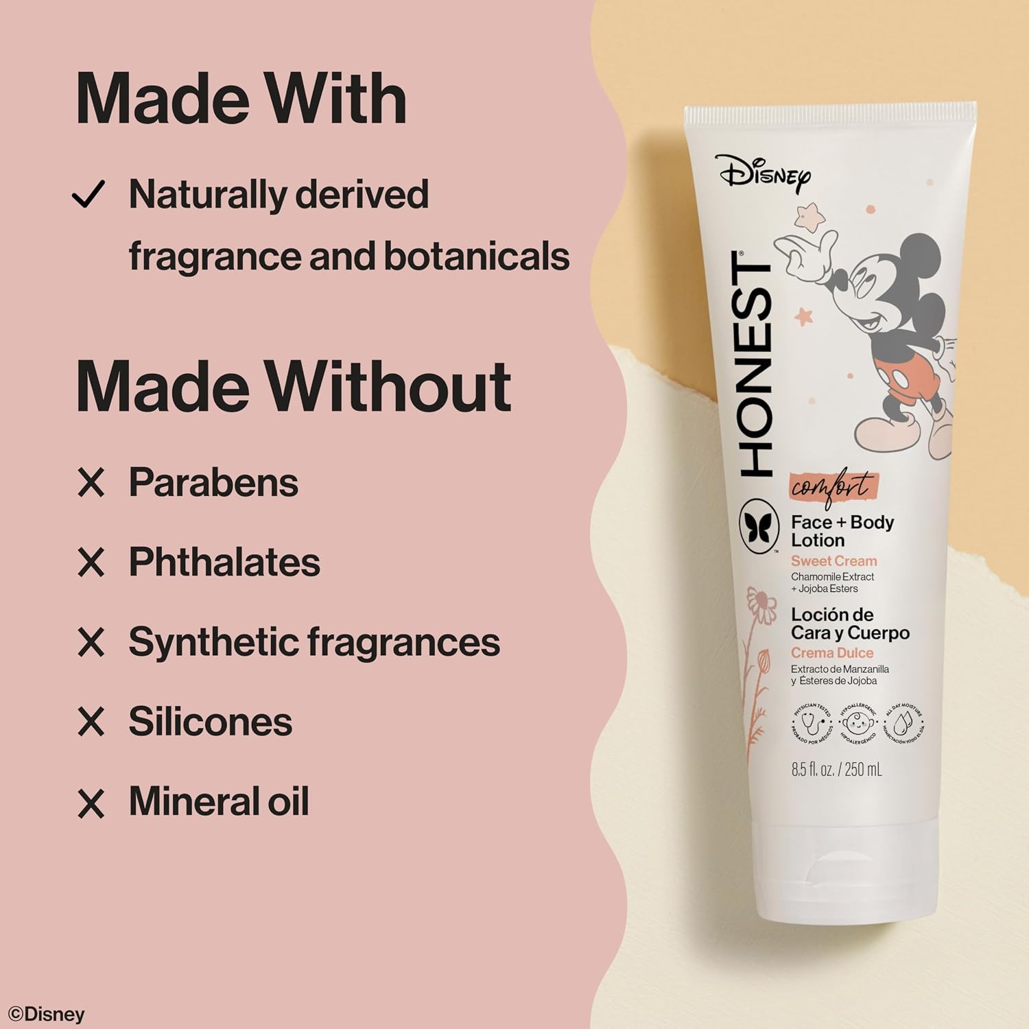 The Honest Company Face and Body Lotion, Fragrance-Free, 8.5 fl oz