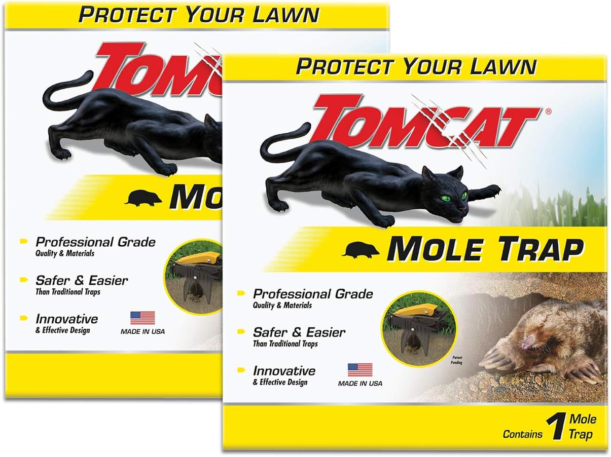 Tomcat Mole & Gopher Repellent Granules, 4 lbs. | Mole Repellent Granules Formulated with Castor Oil, For Lawns