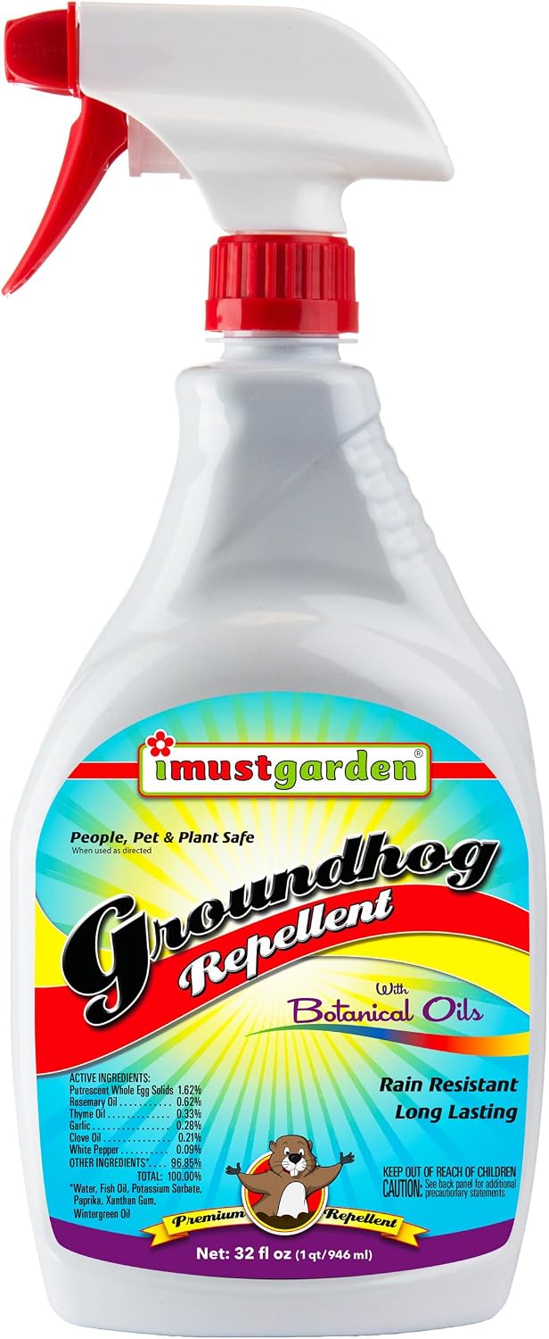 I Must Garden Groundhog/Woodchuck Repellent: Eco-Friendly - 1 Gal | Eco-friendly