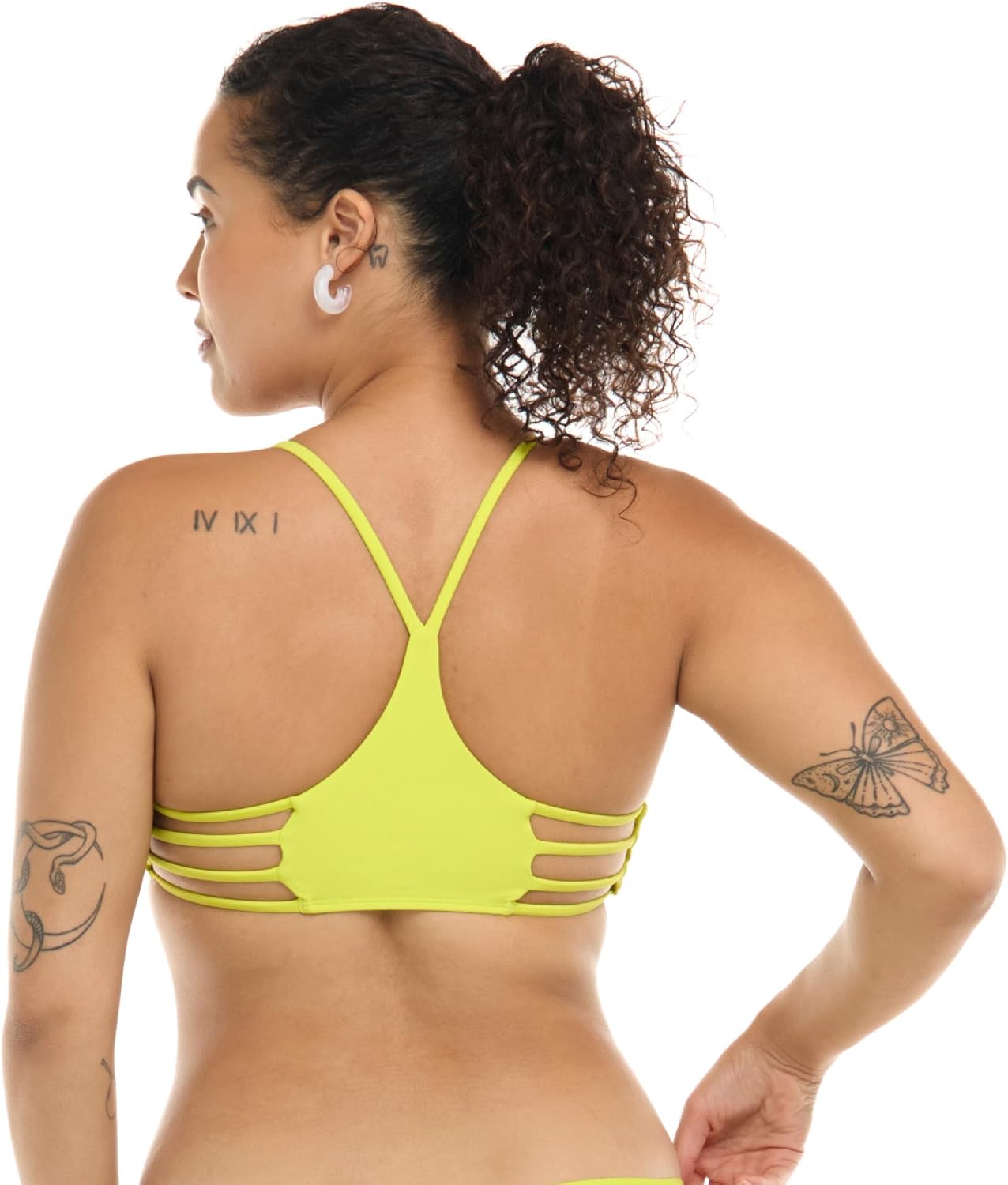 Body Glove Standard Smoothies Alani Solid Strappy Back Bikini Top for Women