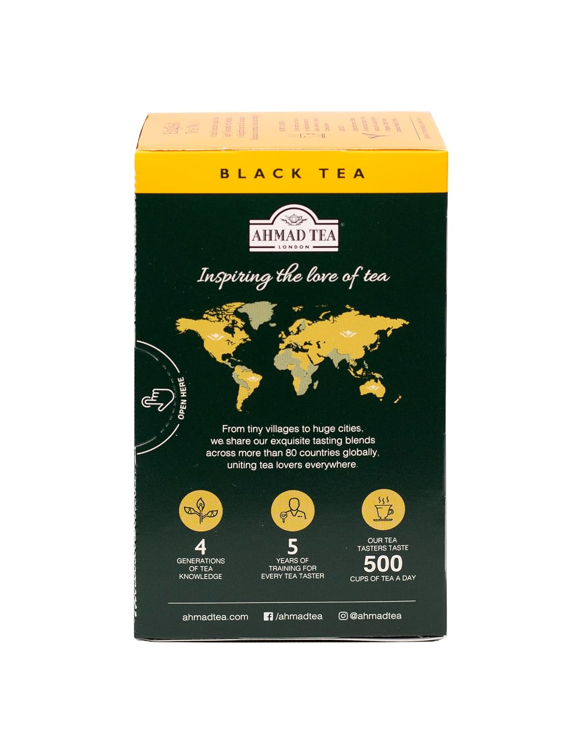 Ahmad Tea Green Tea, Green Tea Teabags 100 ct - Caffeinated & Sugar-Free