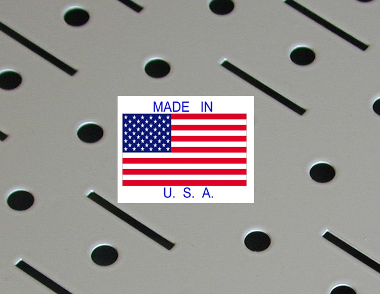 Wall Control 4 Foot Pegboard Sheets with Formed Edges for Wall Mounting - Two Pack of 16in x 48in Metal Pegboard Panels