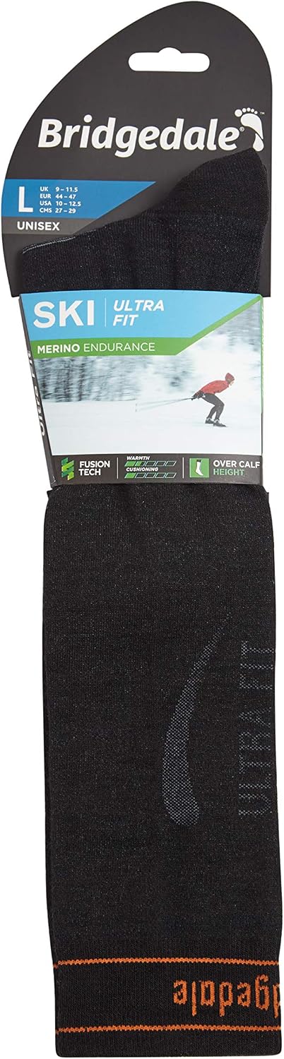 Bridgedale unisex-adult Ultra Fit Ski - Merino Endurance Socks