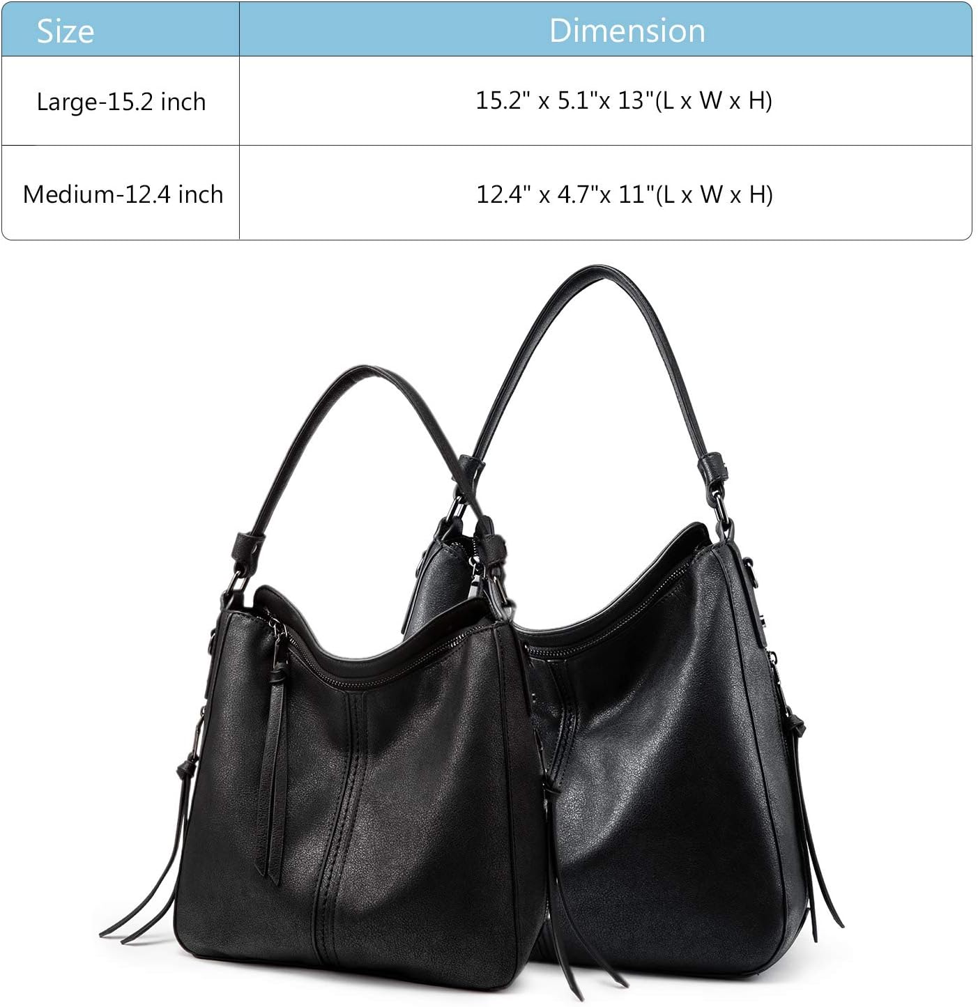 Hobo Crossbody Bag for Women, Designer Shoulder Purse Handbags