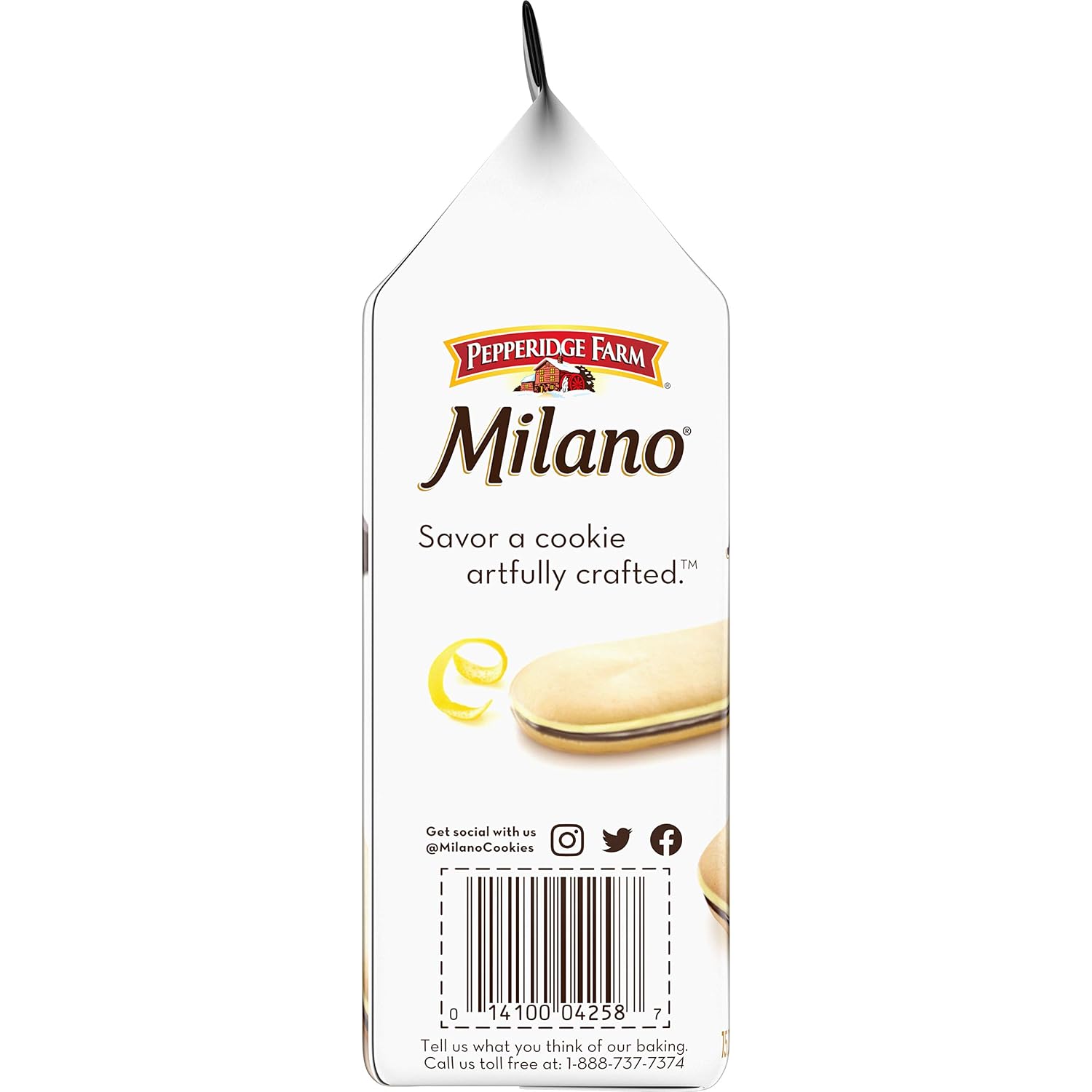 Pepperidge Farm Milano Cookies, Dark Chocolate, 20 Packs Tub, 2 Cookies Per Pack