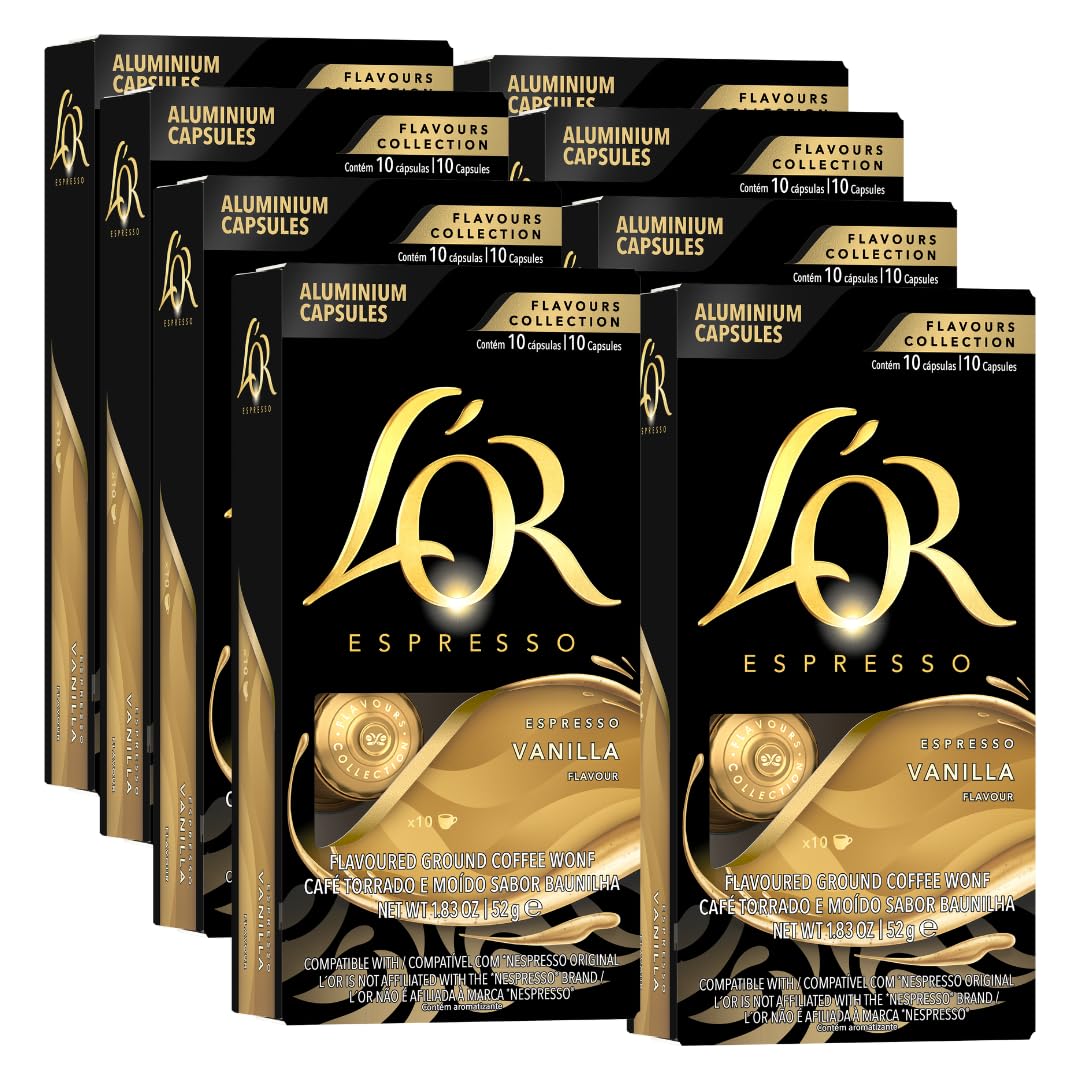 L'OR Espresso Capsules, Medium Roast, Chocolate, 10 Capsules