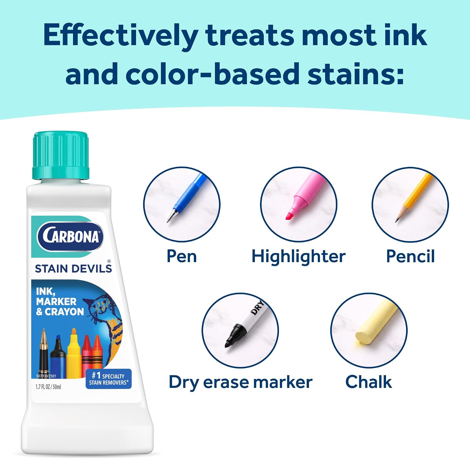 Carbona Liquid Stain Devil Food Clean Up Combo Set | Spot Stain Remover for Clothes