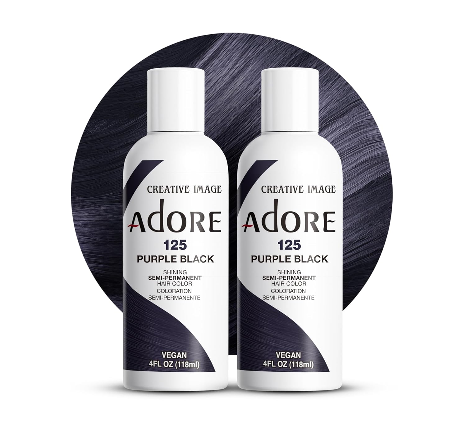Adore Semi Permanent Hair Color, 107 Mocha, 4 Fl Oz | Vegan & Cruelty-Free Brown Hair Dye | No Ammonia, No Peroxide, No Alcohol